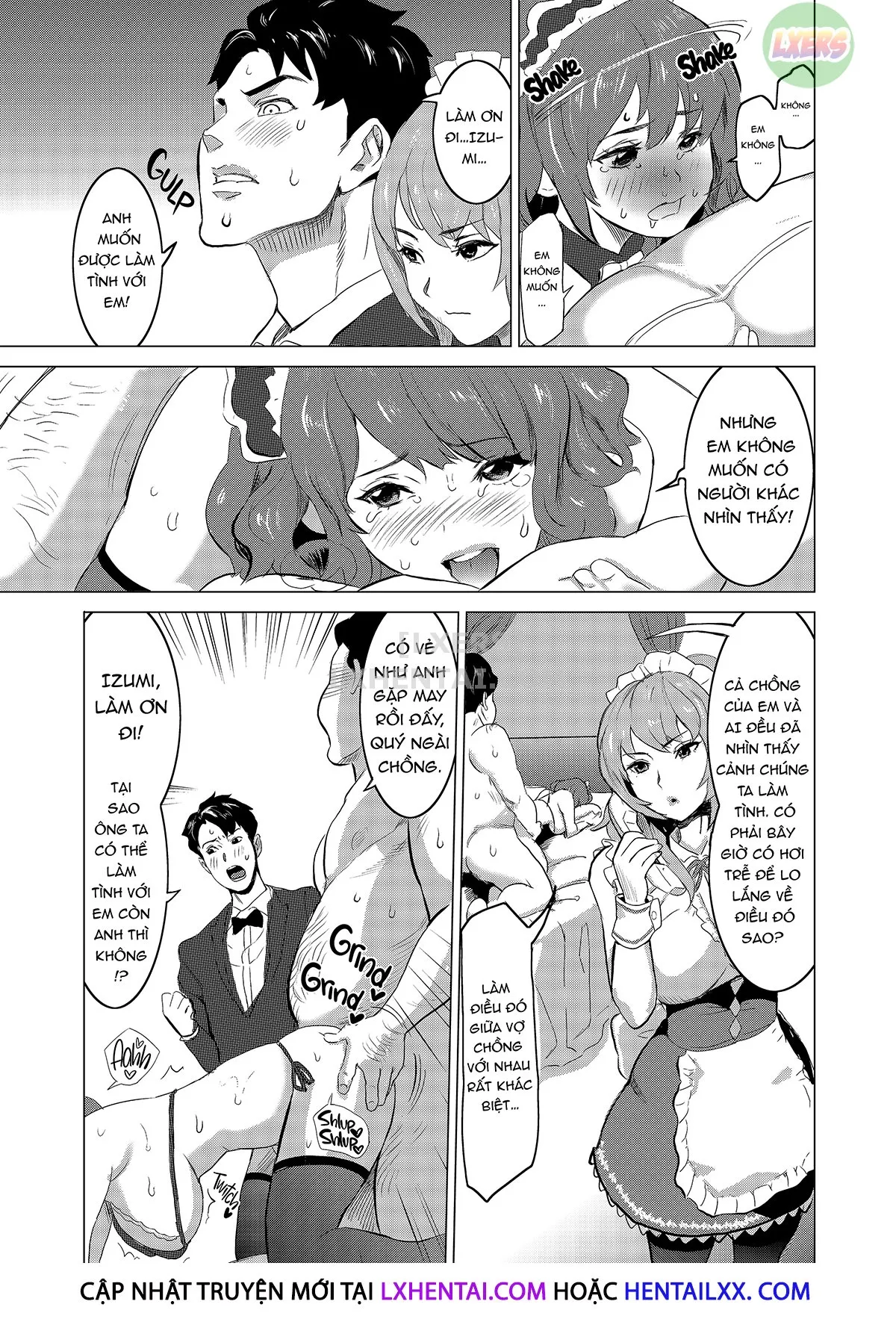 HentaiVN.net - Ảnh 22 - Tôi bắt vợ làm việc tại nhà thổ - Chap 2 - Creepy Customer Fukumoto