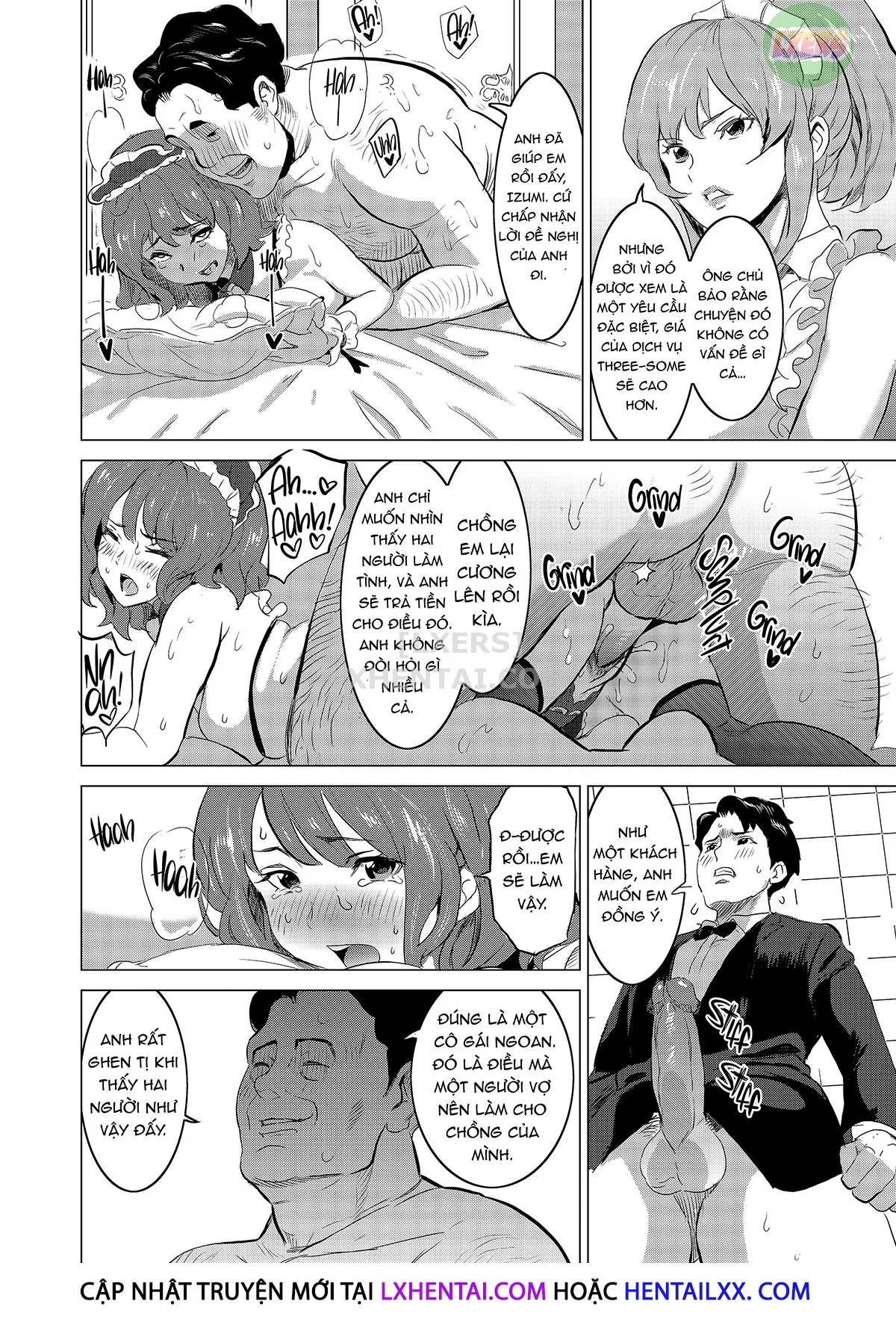 HentaiVN.net - Ảnh 23 - Tôi bắt vợ làm việc tại nhà thổ - Chap 2 - Creepy Customer Fukumoto