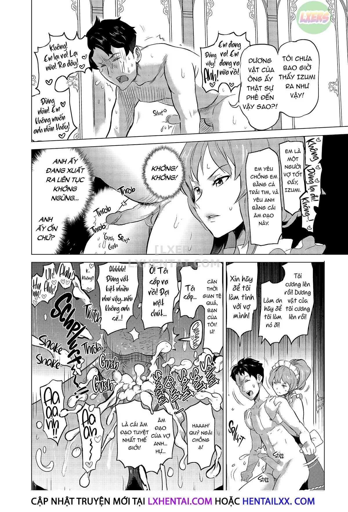 HentaiVN.net - Ảnh 27 - Tôi bắt vợ làm việc tại nhà thổ - Chap 2 - Creepy Customer Fukumoto