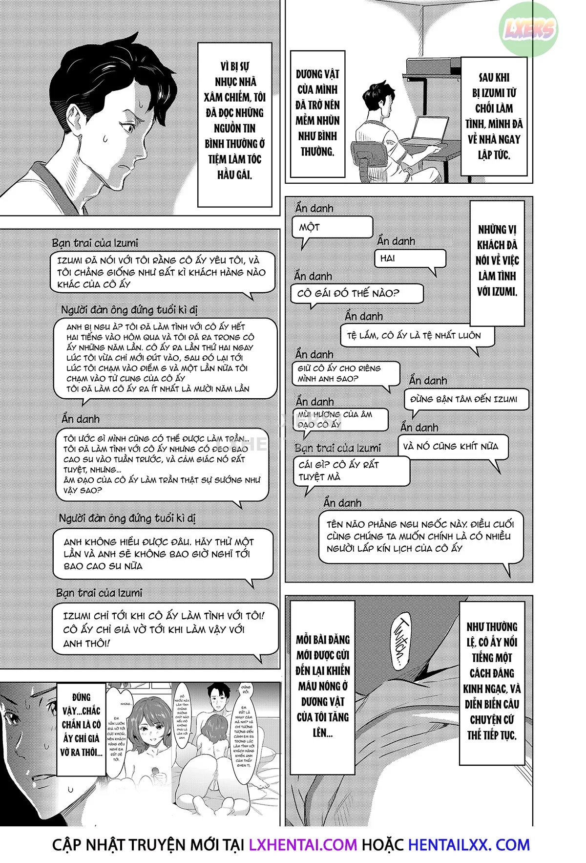 HentaiVN.net - Ảnh 8 - Tôi bắt vợ làm việc tại nhà thổ - Chap 2 - Creepy Customer Fukumoto