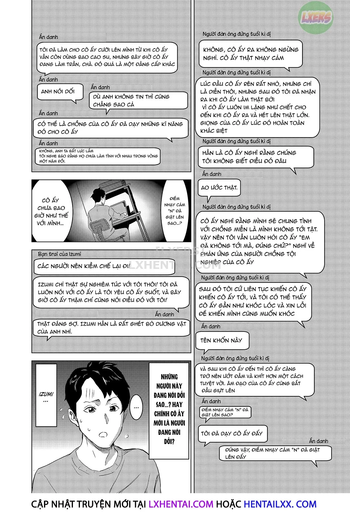 HentaiVN.net - Ảnh 9 - Tôi bắt vợ làm việc tại nhà thổ - Chap 2 - Creepy Customer Fukumoto