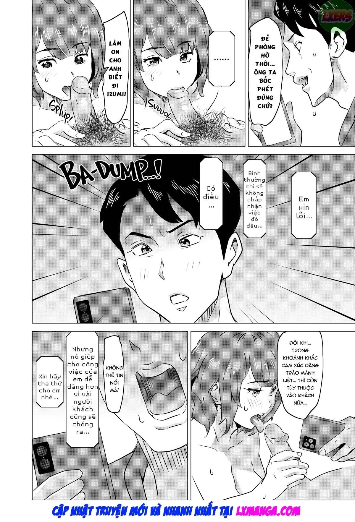 HentaiVN.net - Ảnh 26 - Tôi bắt vợ làm việc tại nhà thổ - Chap 3 - Sadistic Customer Kawai