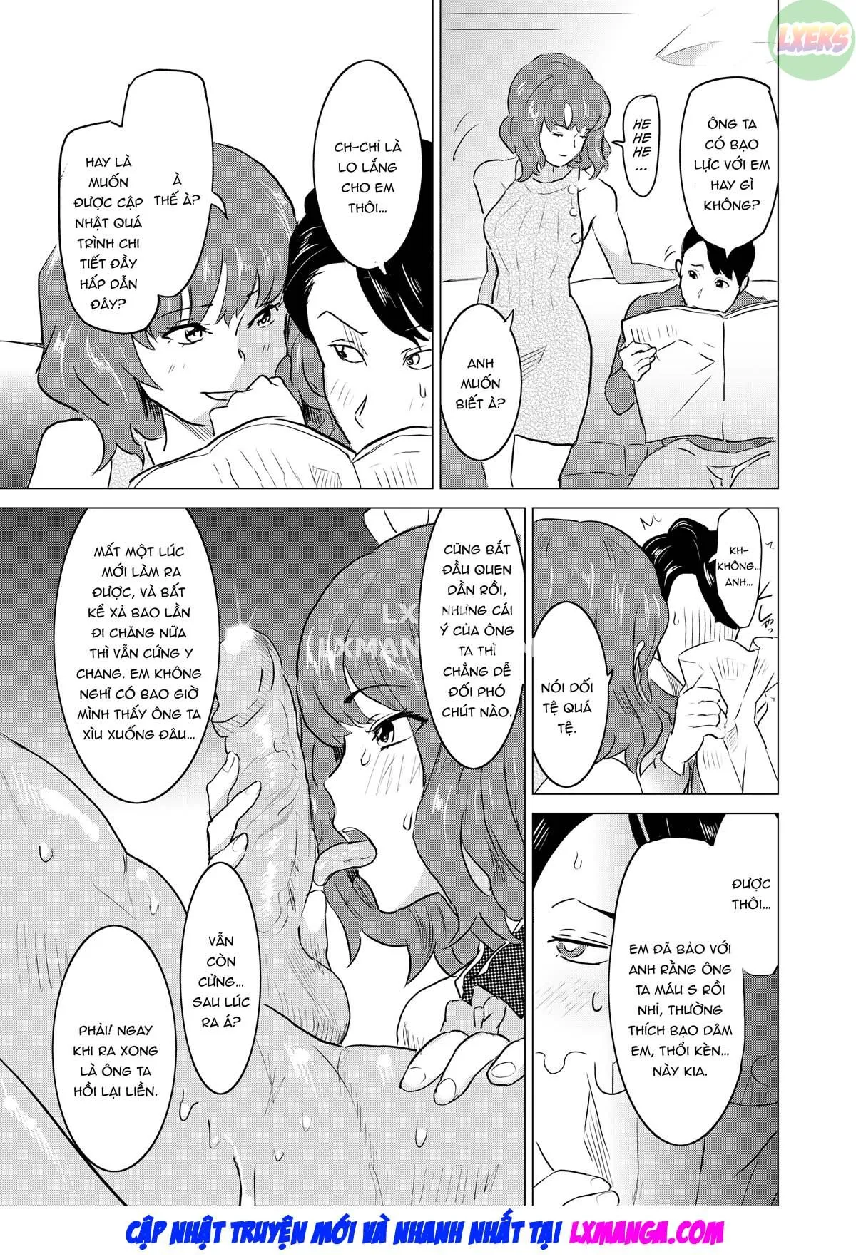 HentaiVN.net - Ảnh 9 - Tôi bắt vợ làm việc tại nhà thổ - Chap 3 - Sadistic Customer Kawai
