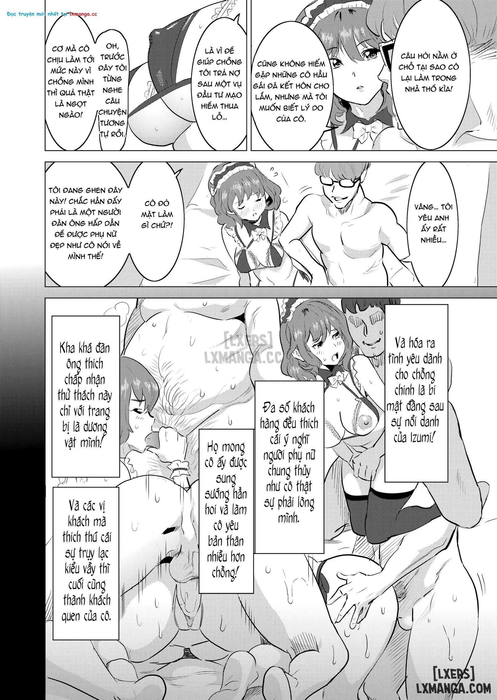 HentaiVN.net - Ảnh 10 - Tôi bắt vợ làm việc tại nhà thổ - Special Chapter: Cucking on Cam