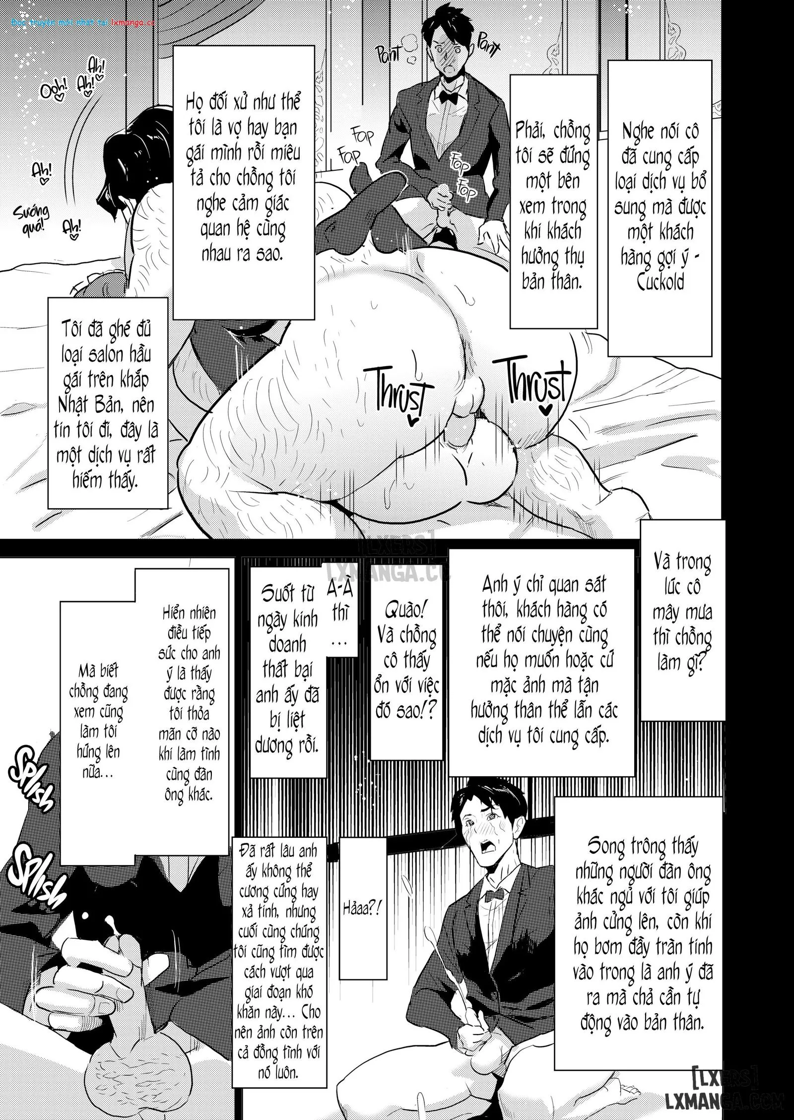 HentaiVN.net - Ảnh 11 - Tôi bắt vợ làm việc tại nhà thổ - Special Chapter: Cucking on Cam
