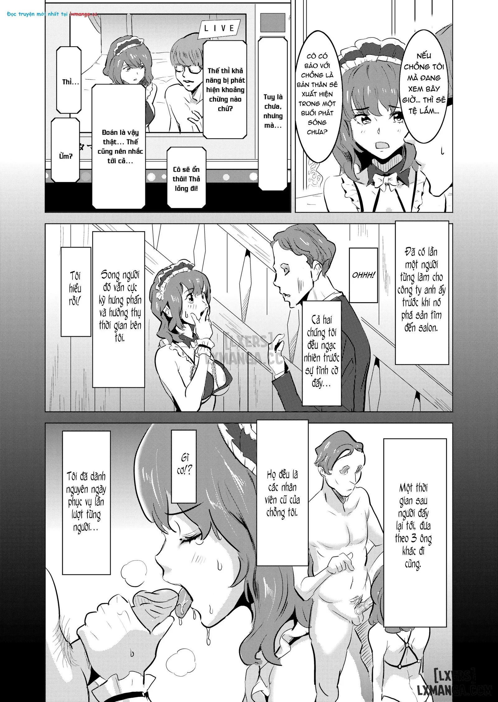 HentaiVN.net - Ảnh 13 - Tôi bắt vợ làm việc tại nhà thổ - Special Chapter: Cucking on Cam