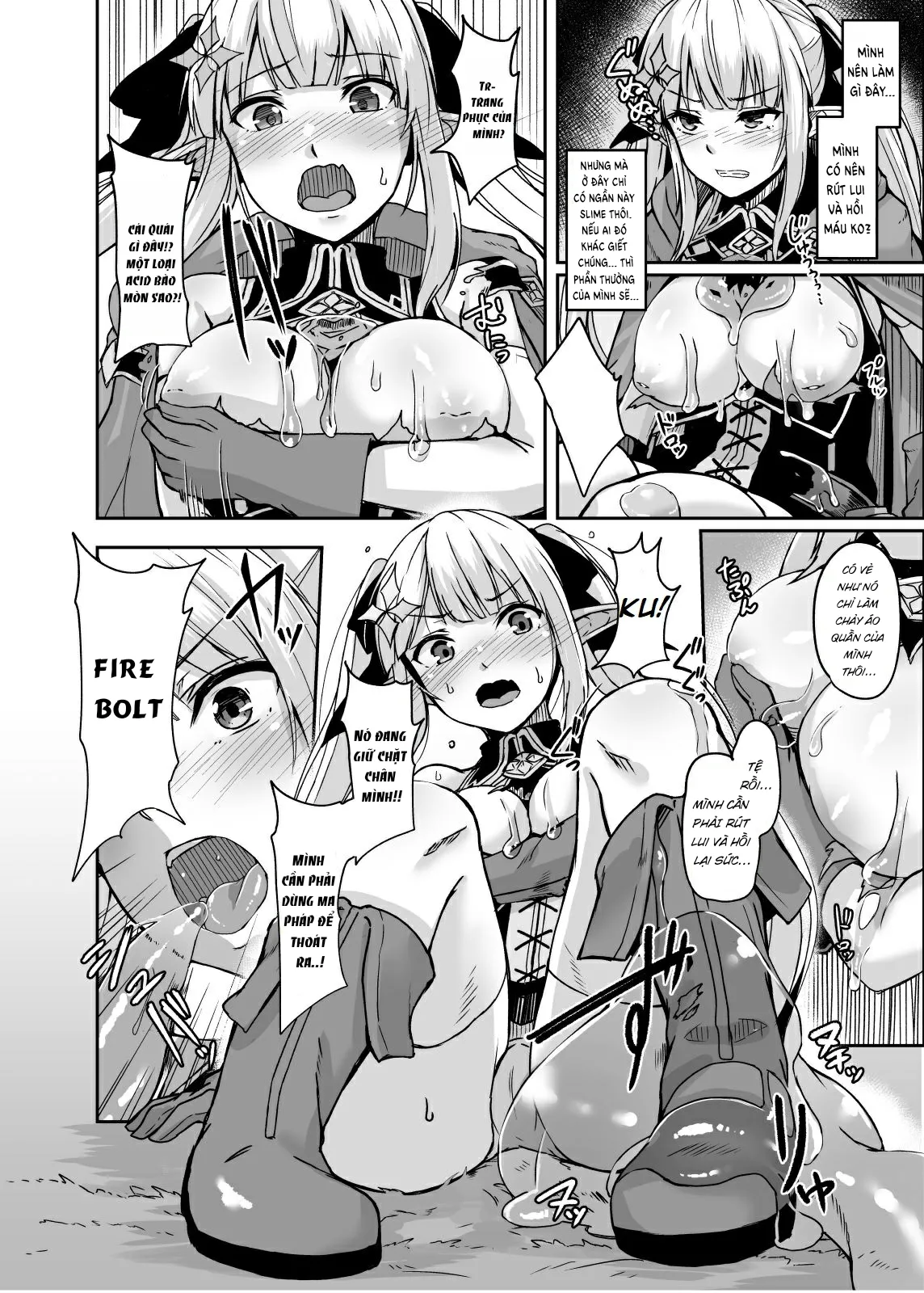 HentaiVN.net - Ảnh 12 - ELFIN QUEST [#Slime Subjugation] - Oneshot
