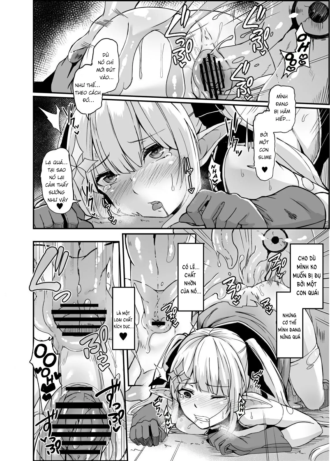 HentaiVN.net - Ảnh 16 - ELFIN QUEST [#Slime Subjugation] - Oneshot