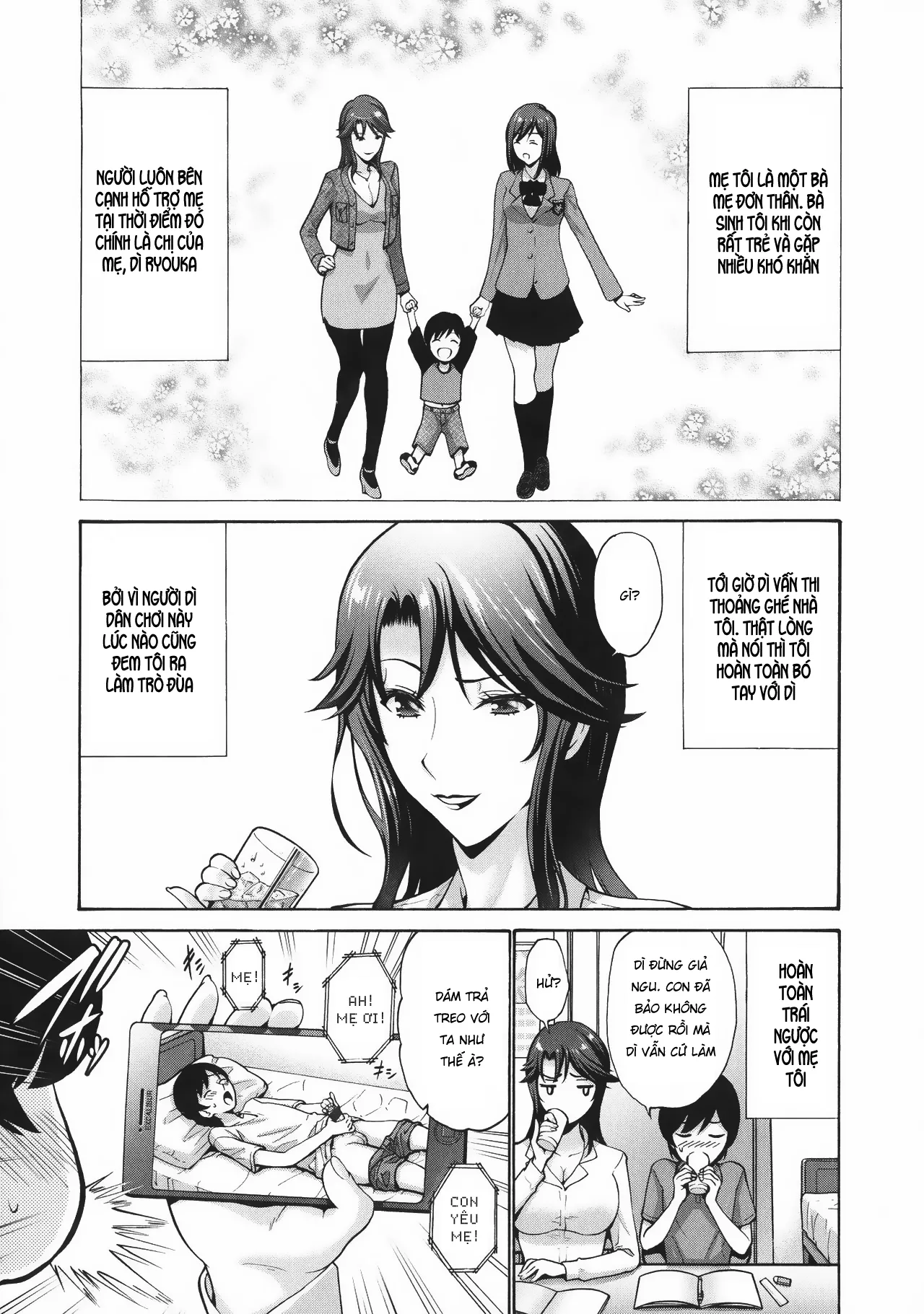 HentaiVN.net - Ảnh 4 - Oba Shiru Haha Shiru - Chap 1