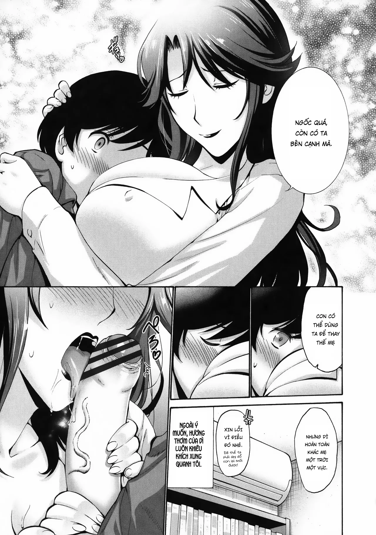 HentaiVN.net - Ảnh 6 - Oba Shiru Haha Shiru - Chap 1