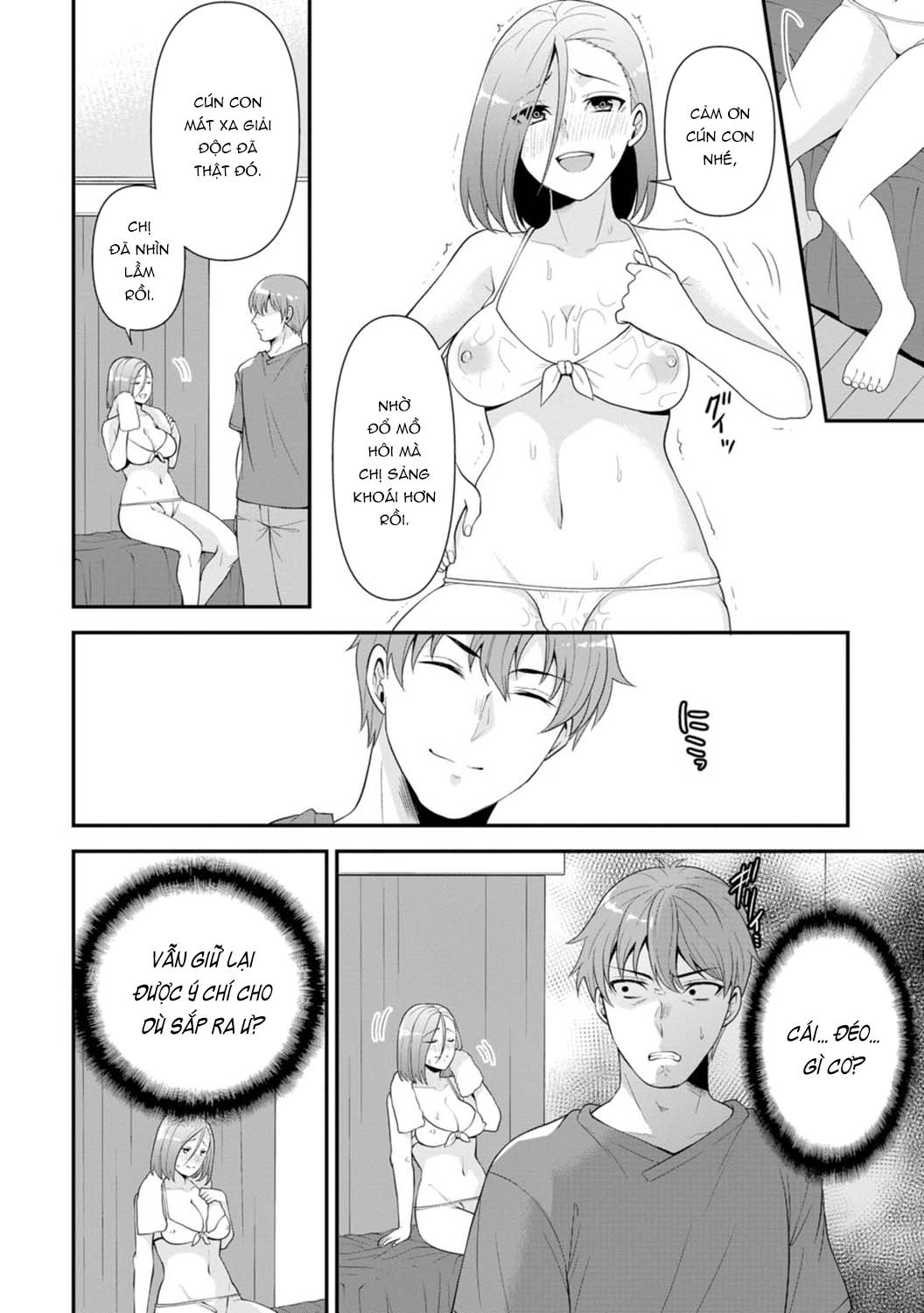 HentaiVN.net - Ảnh 6 - Trả Thù Người Bạn Cũ Bằng Cách Massage! [幼馴染みに復讐マッサージ～ヨガりまくって俺を求めろ] - Chap 2