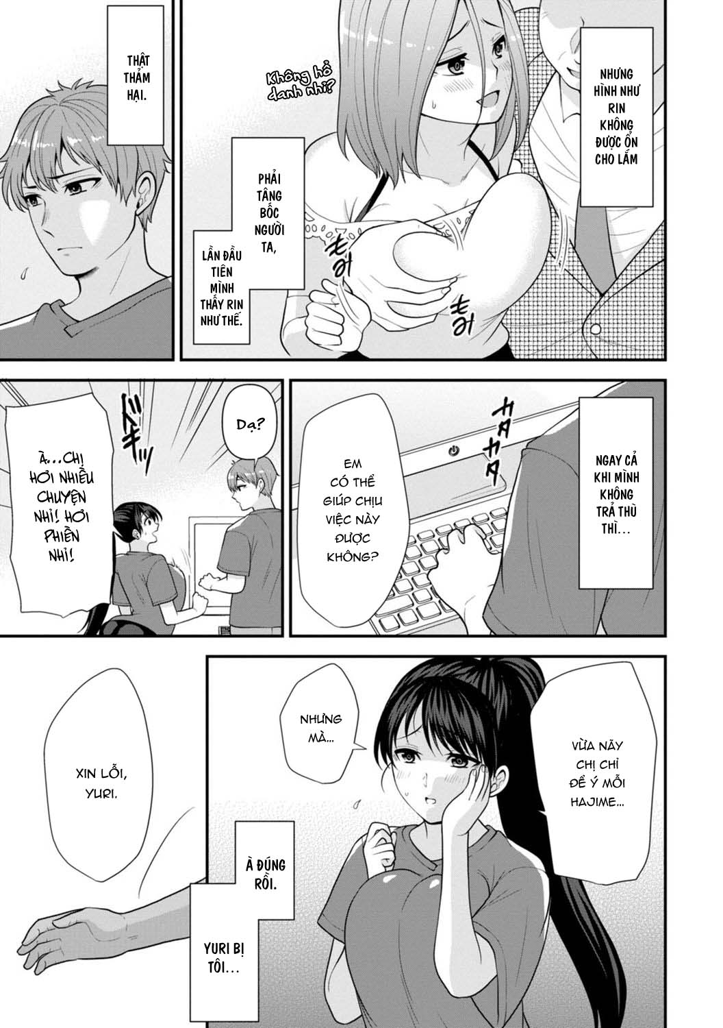 HentaiVN.net - Ảnh 11 - Trả Thù Người Bạn Cũ Bằng Cách Massage! [幼馴染みに復讐マッサージ～ヨガりまくって俺を求めろ] - Chap 5