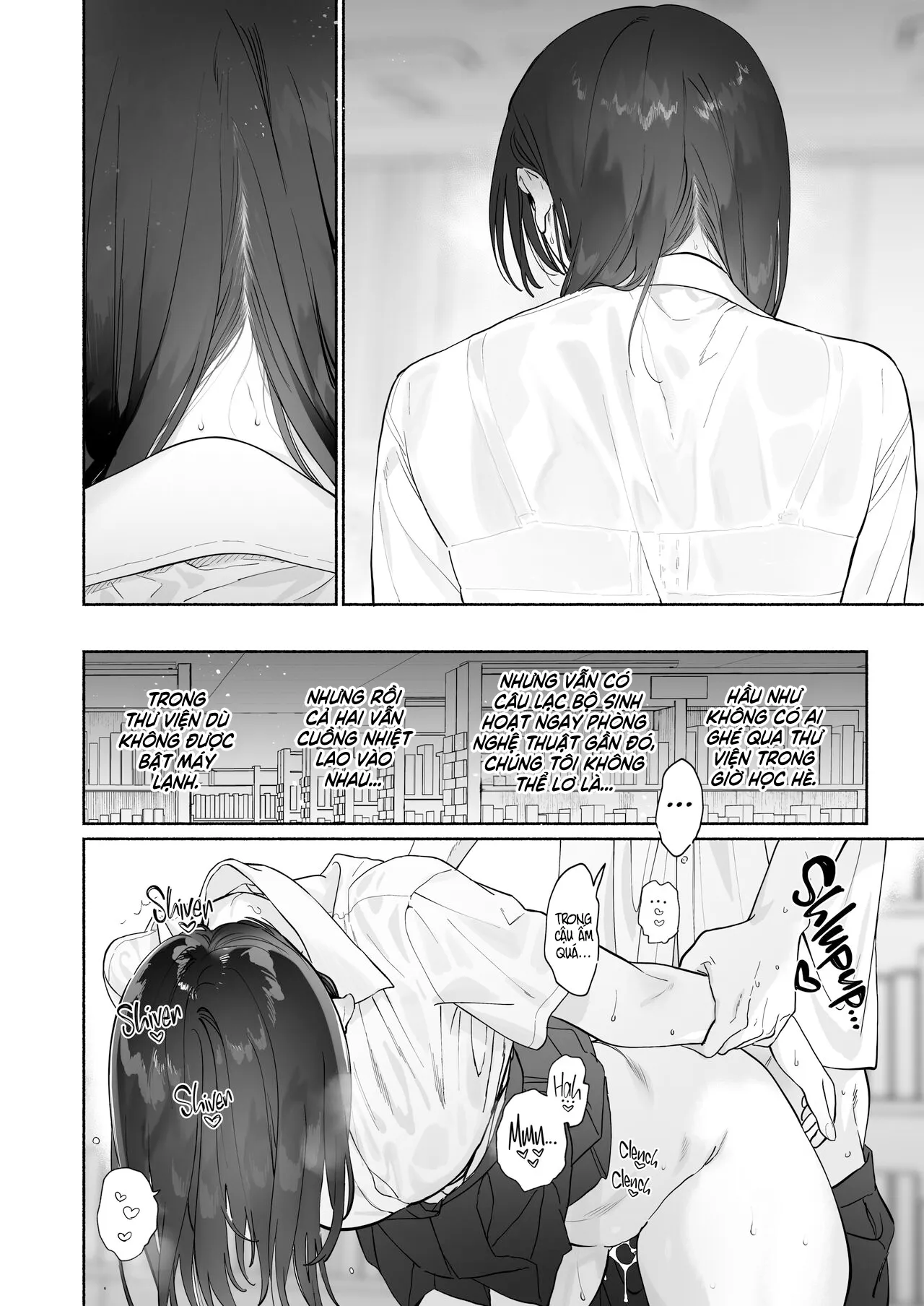 HentaiVN.net - Ảnh 20 - Nghiện Tình Với Nhỏ Thủ Thư Kiệm Lời ~Kỳ Nghỉ Hè~ [無口な図書委員とセックス漬け。夏休み篇～セックス漬けの二日間…～; Mukuchi na Tosho Iin to Sex Zuke. Natsuyasumi Hen ~Sex zuke no Futsukakan...~; Addicted to Sex With a Taciturn Library Committee Member: Summer Vacation] - Oneshot