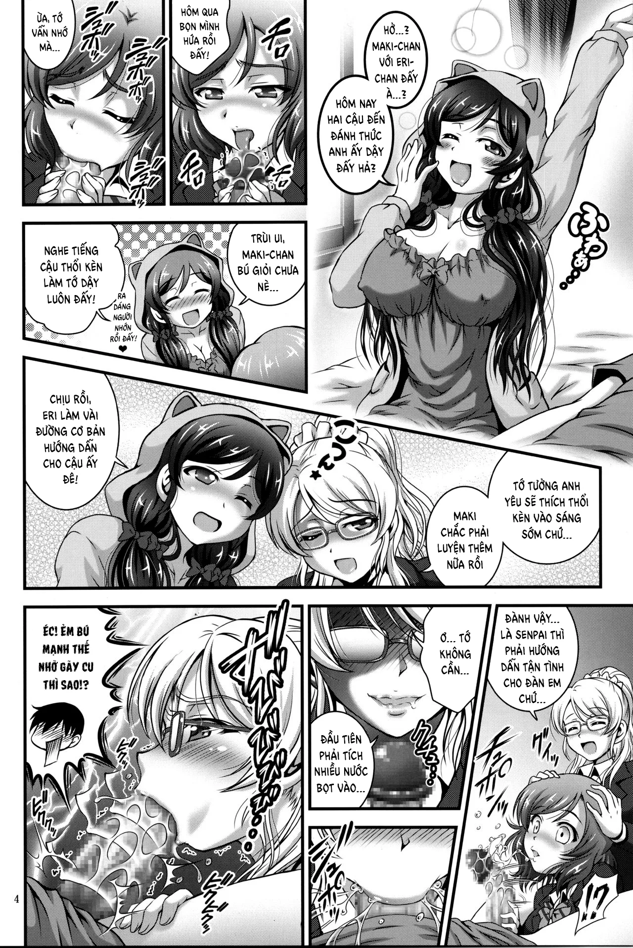 HentaiVN.net - Ảnh 6 - Ore Yome Saimin (Love Live!) - Chap 3