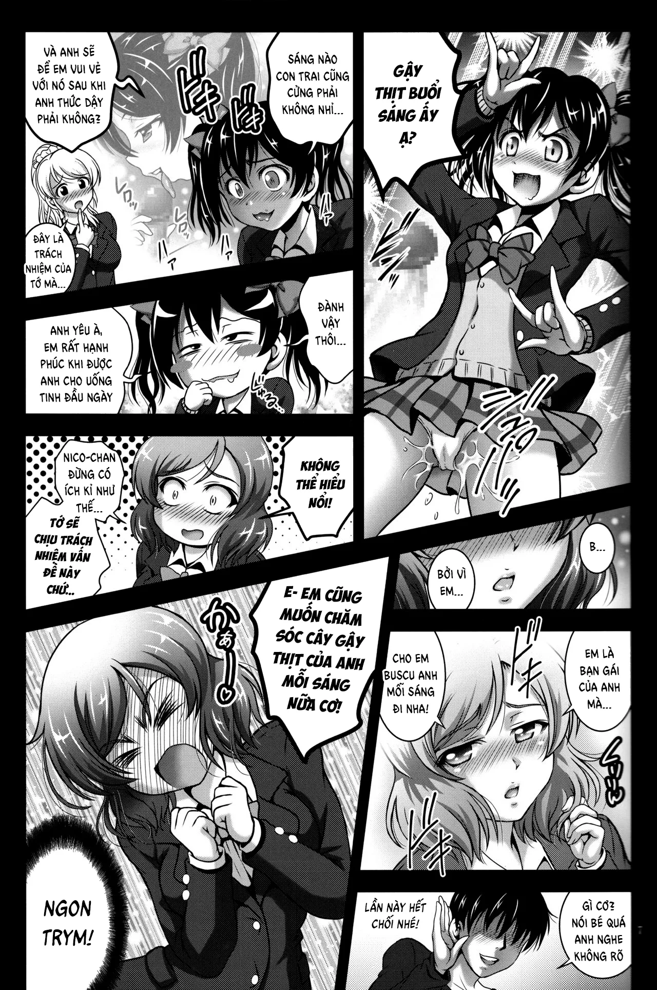 HentaiVN.net - Ảnh 9 - Ore Yome Saimin (Love Live!) - Chap 3