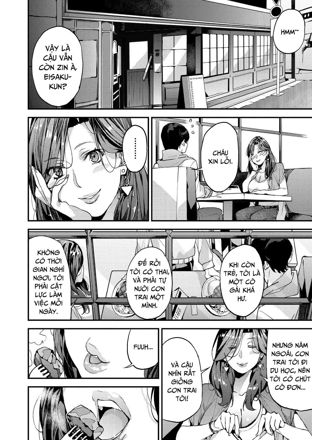 HentaiVN.net - Ảnh 5 - My Sugar Mama! - Chap 1