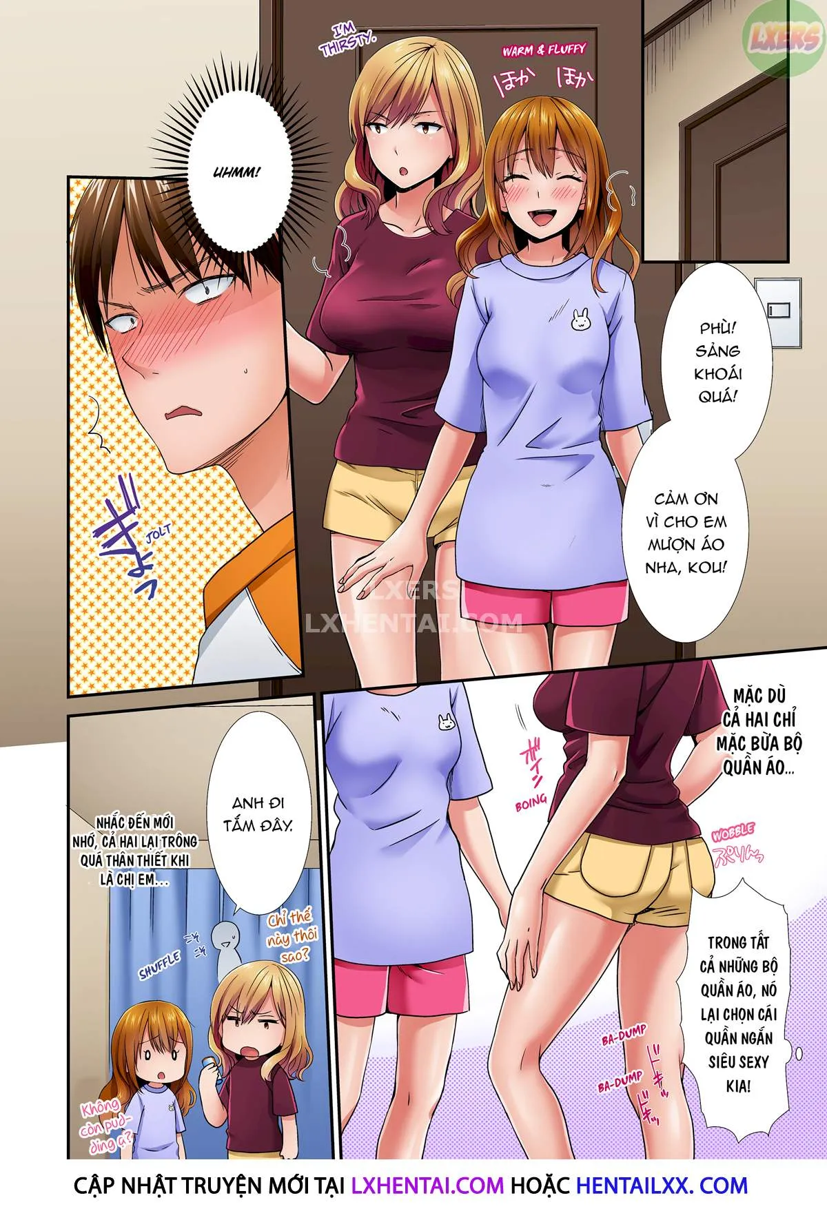 HentaiVN.net - Ảnh 8 - Sống Với Em Họ, Tôi Không Kiềm Chế Được [Living With My Sexy Cousin; Ecchi na Itoko to Doukyosei Katsu ~Muboubi na Karada ni Gaman Dekinee!!] - Chap 1