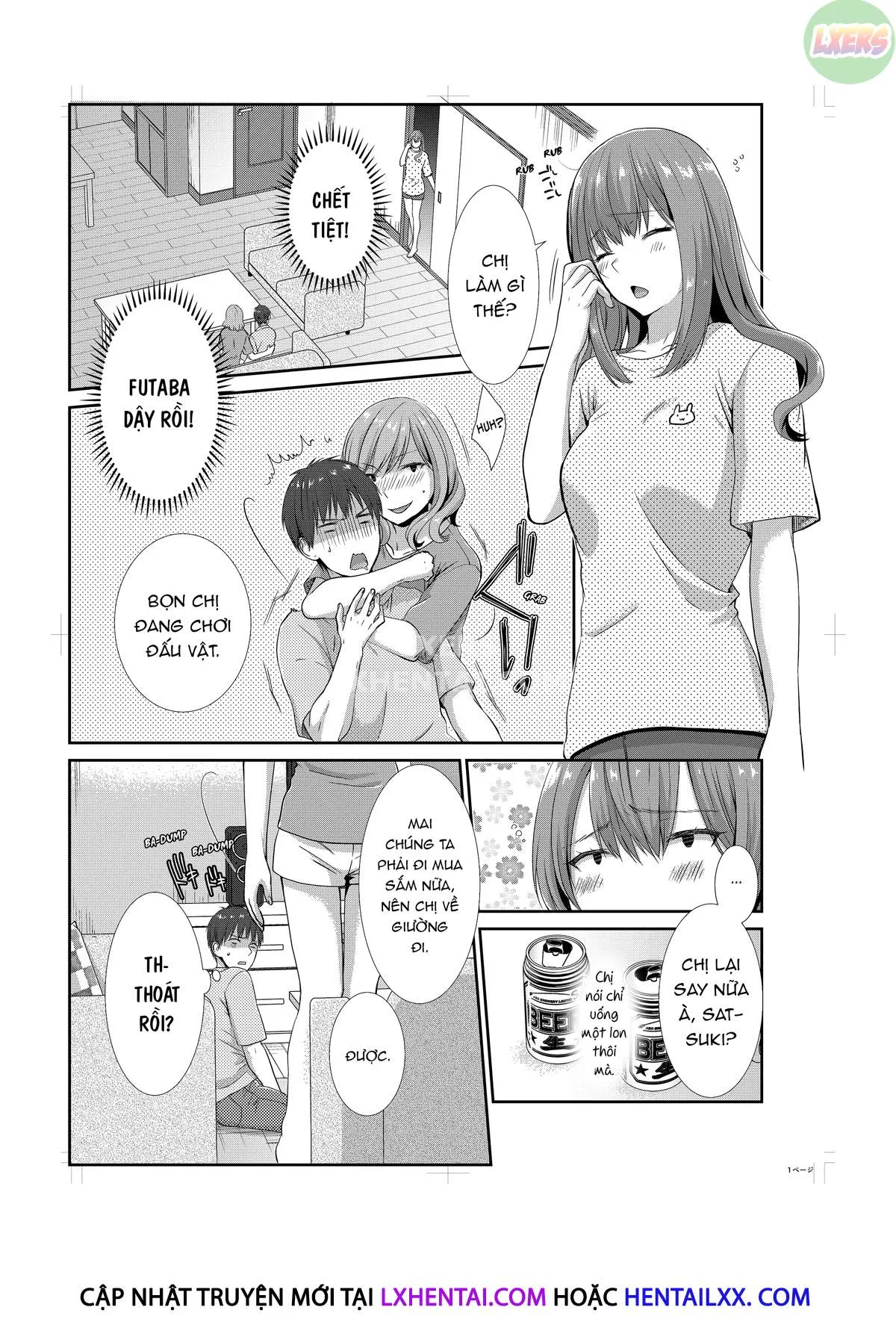 HentaiVN.net - Ảnh 4 - Sống Với Em Họ, Tôi Không Kiềm Chế Được [Living With My Sexy Cousin; Ecchi na Itoko to Doukyosei Katsu ~Muboubi na Karada ni Gaman Dekinee!!] - Chap 2
