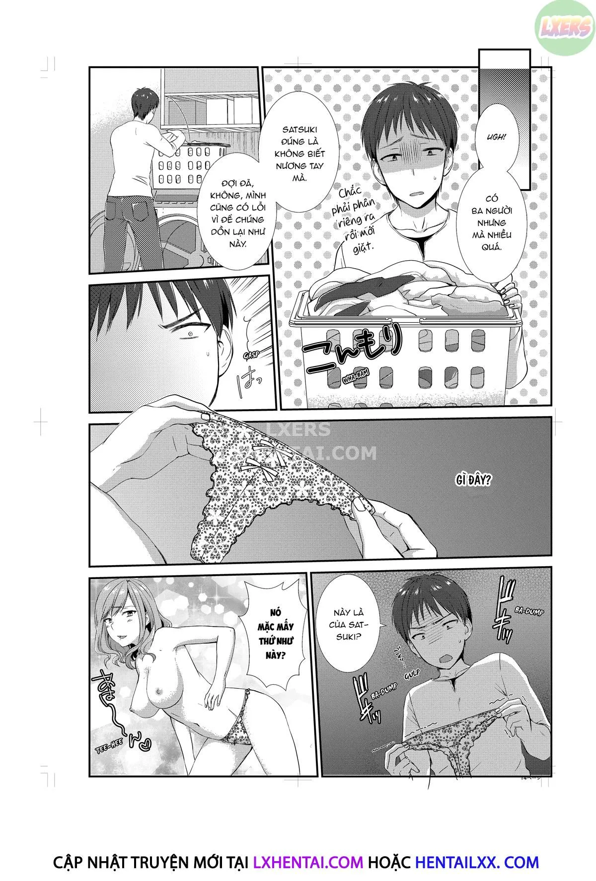 HentaiVN.net - Ảnh 5 - Sống Với Em Họ, Tôi Không Kiềm Chế Được [Living With My Sexy Cousin; Ecchi na Itoko to Doukyosei Katsu ~Muboubi na Karada ni Gaman Dekinee!!] - Chap 3