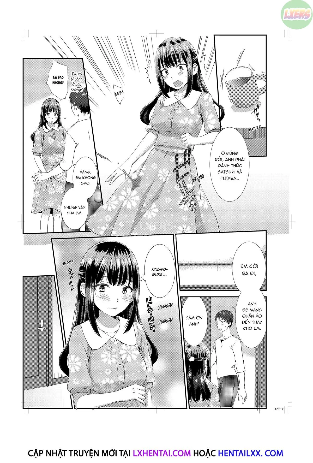 HentaiVN.net - Ảnh 28 - Sống Với Em Họ, Tôi Không Kiềm Chế Được [Living With My Sexy Cousin; Ecchi na Itoko to Doukyosei Katsu ~Muboubi na Karada ni Gaman Dekinee!!] - Chap 4