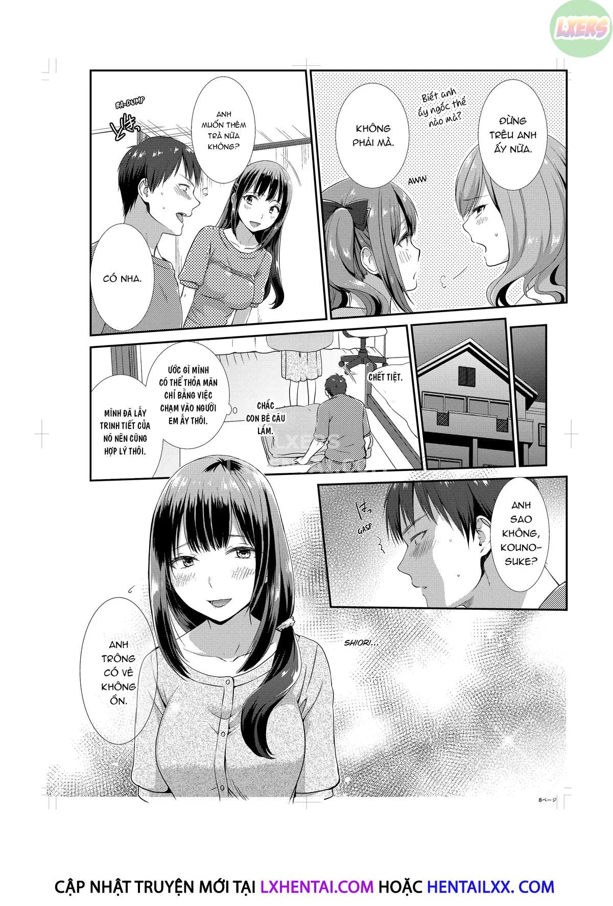 HentaiVN.net - Ảnh 7 - Sống Với Em Họ, Tôi Không Kiềm Chế Được [Living With My Sexy Cousin; Ecchi na Itoko to Doukyosei Katsu ~Muboubi na Karada ni Gaman Dekinee!!] - Chap 4