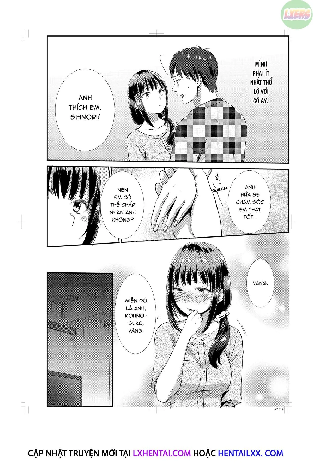 HentaiVN.net - Ảnh 9 - Sống Với Em Họ, Tôi Không Kiềm Chế Được [Living With My Sexy Cousin; Ecchi na Itoko to Doukyosei Katsu ~Muboubi na Karada ni Gaman Dekinee!!] - Chap 4