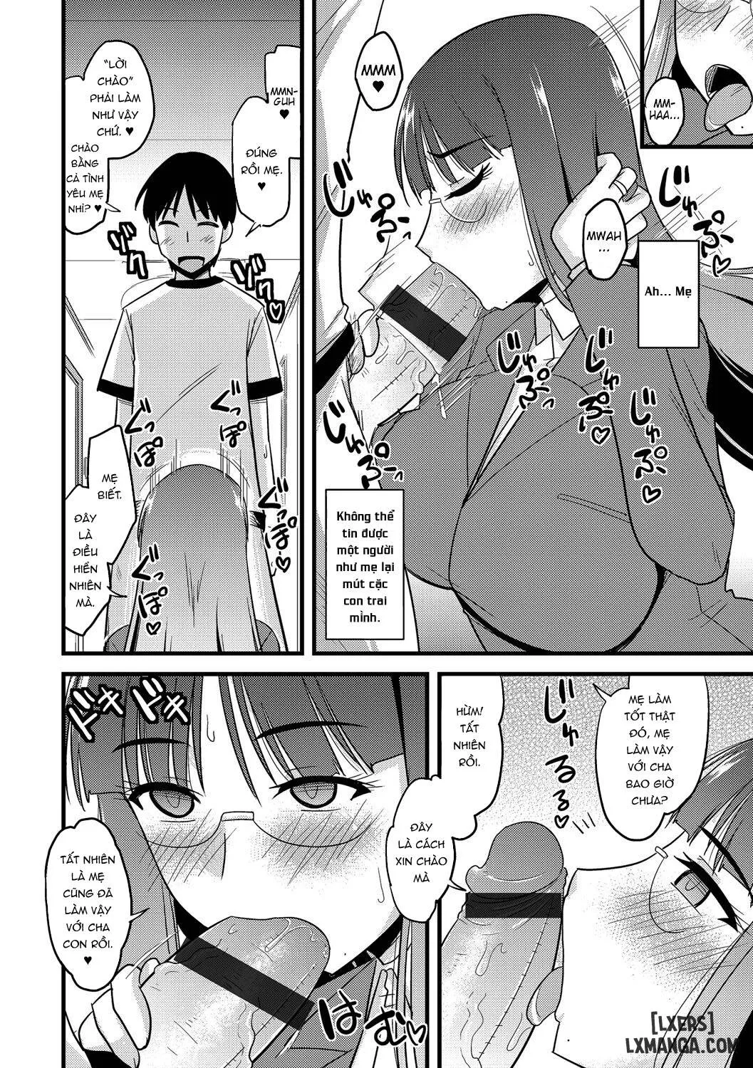 HentaiVN.net - Ảnh 10 - Ore to Kaa-san no Shiawase na Katei - Oneshot