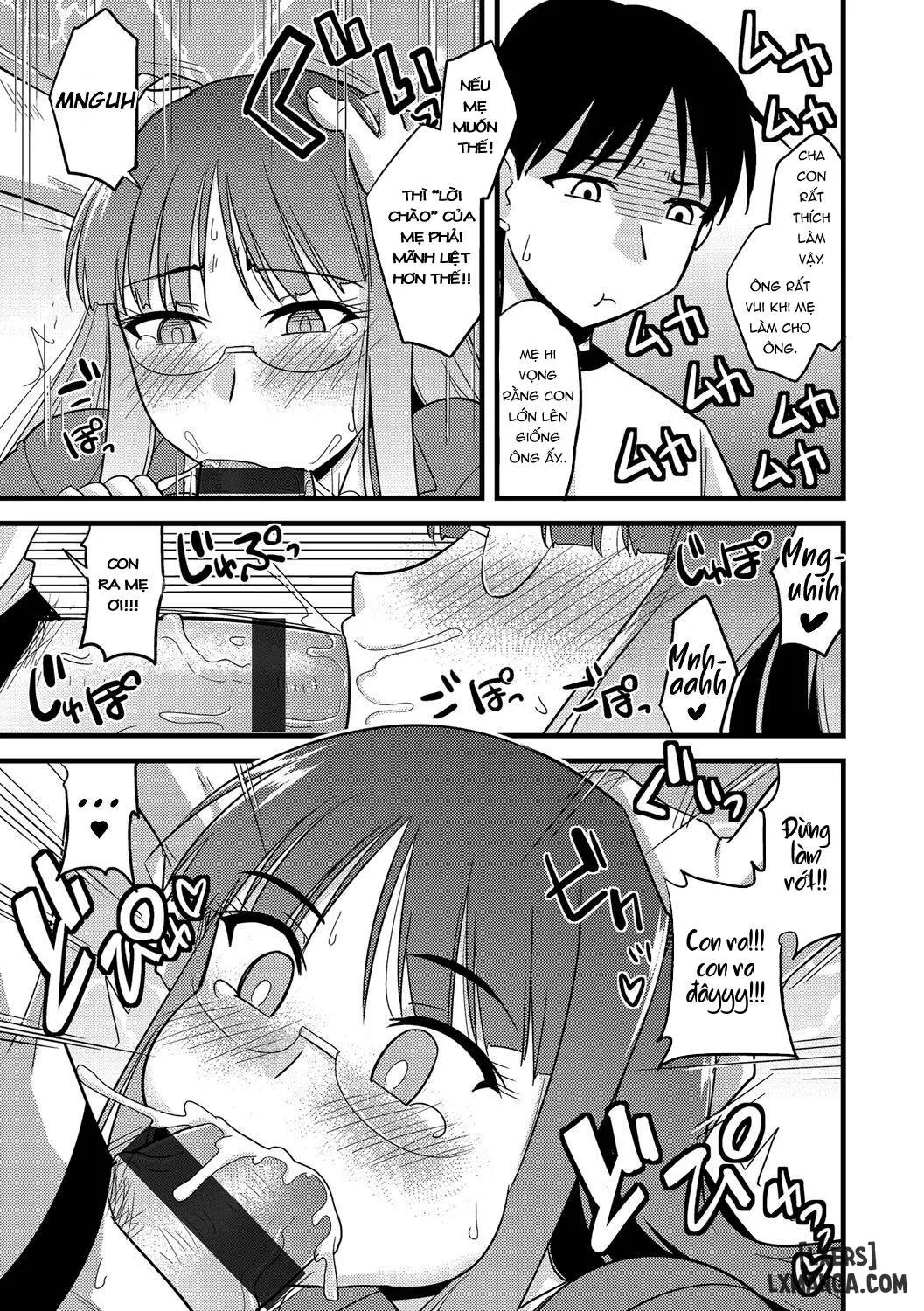 HentaiVN.net - Ảnh 11 - Ore to Kaa-san no Shiawase na Katei - Oneshot