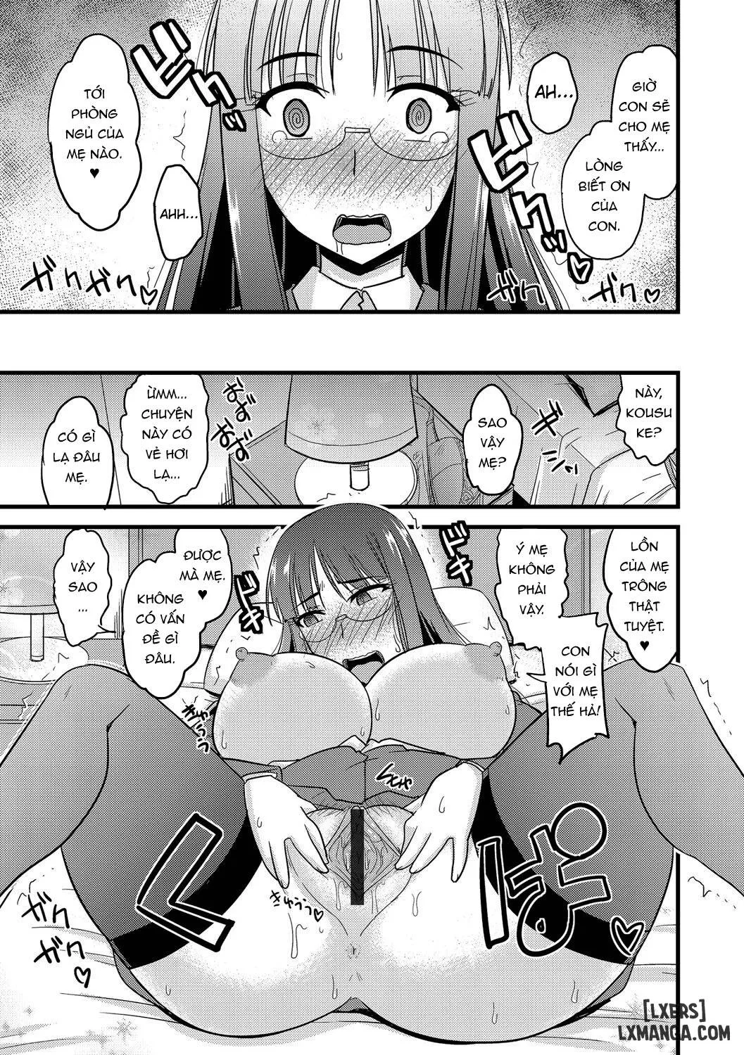 HentaiVN.net - Ảnh 13 - Ore to Kaa-san no Shiawase na Katei - Oneshot