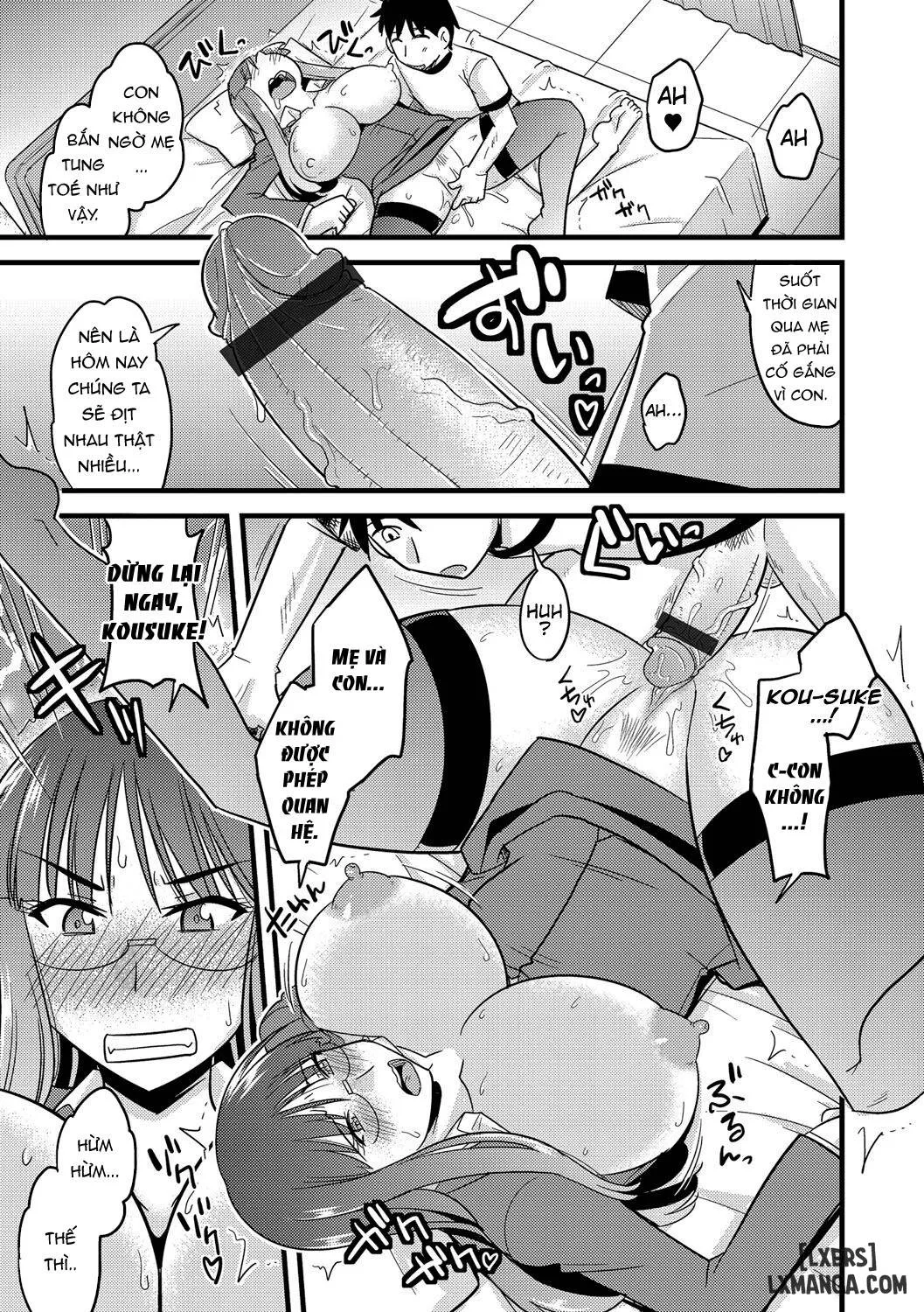 HentaiVN.net - Ảnh 17 - Ore to Kaa-san no Shiawase na Katei - Oneshot