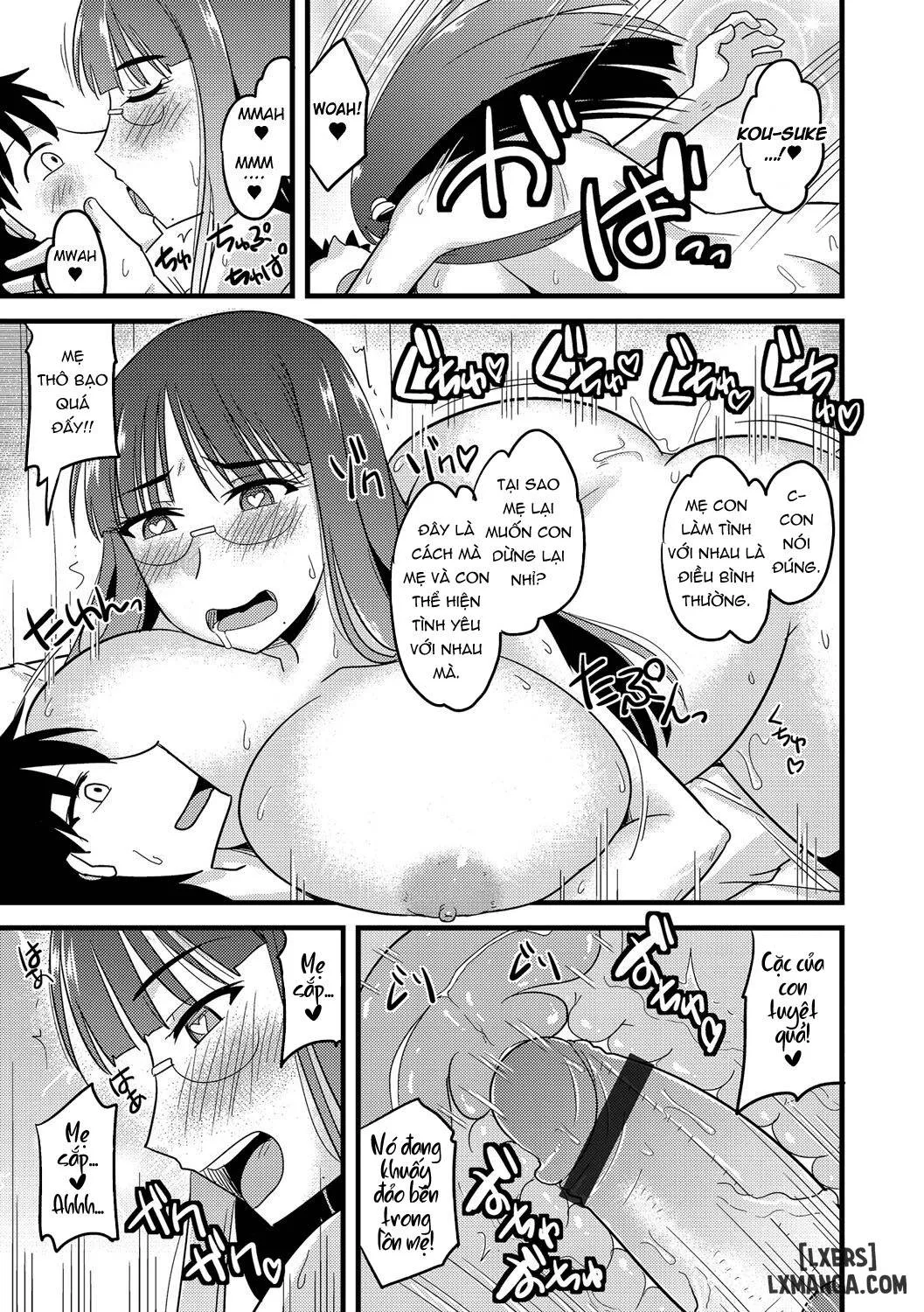 HentaiVN.net - Ảnh 21 - Ore to Kaa-san no Shiawase na Katei - Oneshot