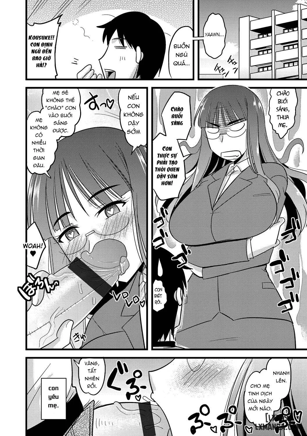 HentaiVN.net - Ảnh 26 - Ore to Kaa-san no Shiawase na Katei - Oneshot