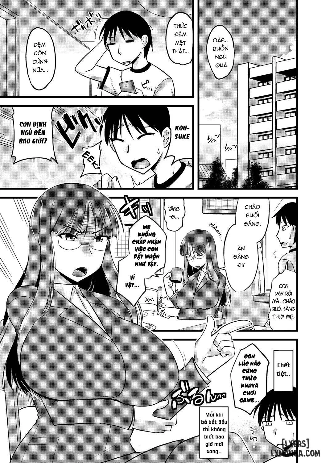 HentaiVN.net - Ảnh 3 - Ore to Kaa-san no Shiawase na Katei - Oneshot