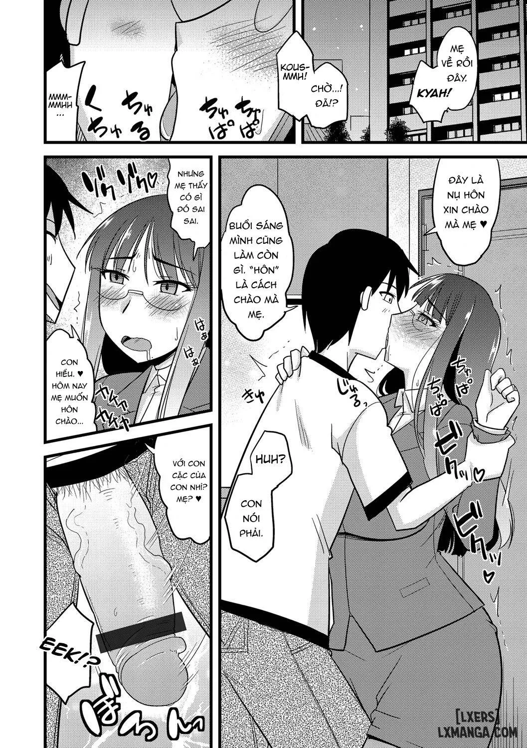 HentaiVN.net - Ảnh 8 - Ore to Kaa-san no Shiawase na Katei - Oneshot