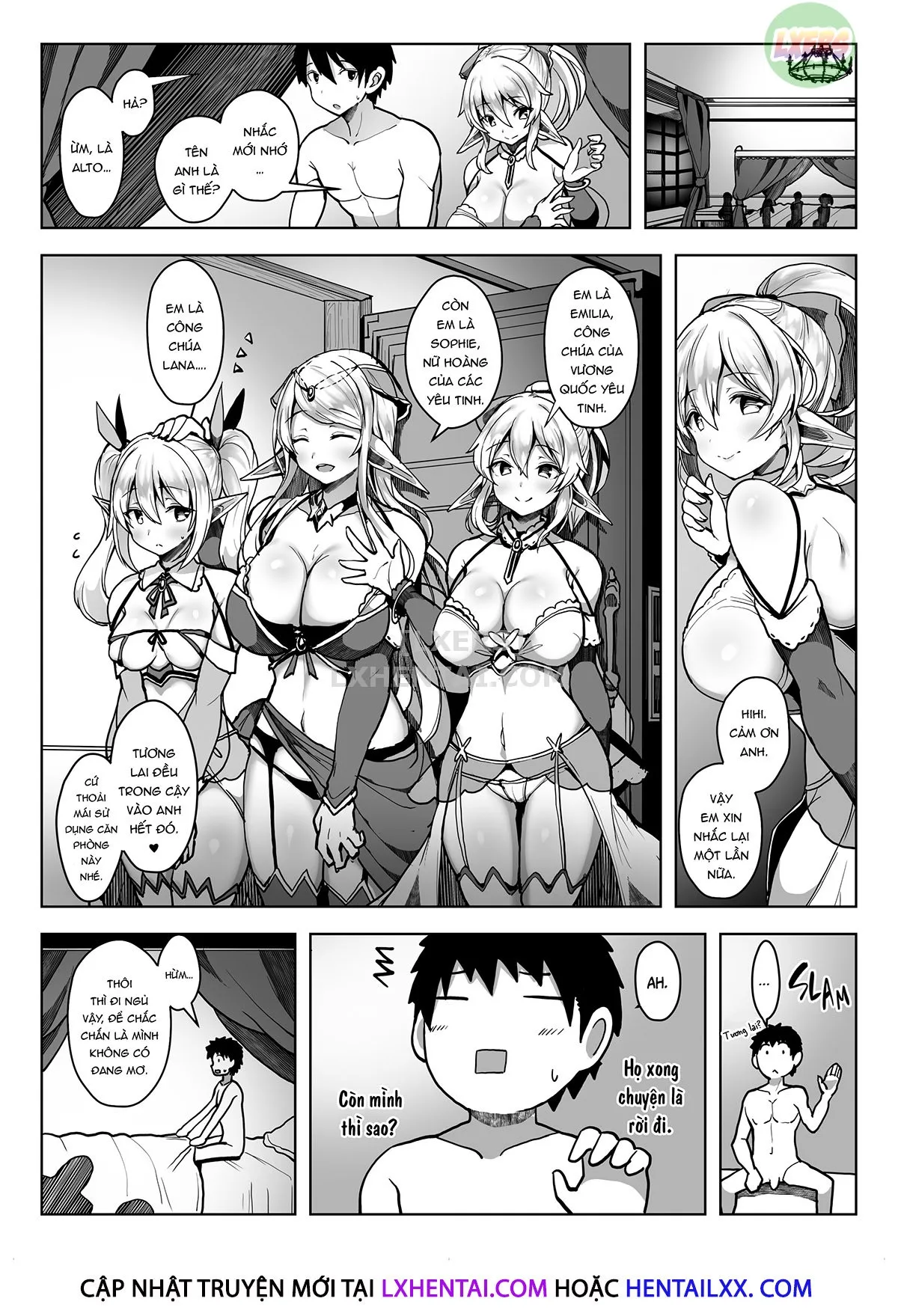 HentaiVN.net - Ảnh 29 - Elf Harem - Oneshot