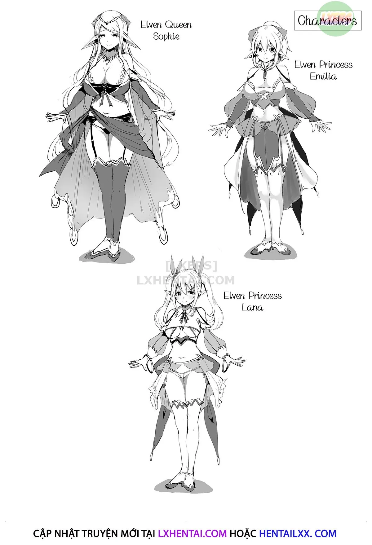 HentaiVN.net - Ảnh 40 - Elf Harem - Oneshot