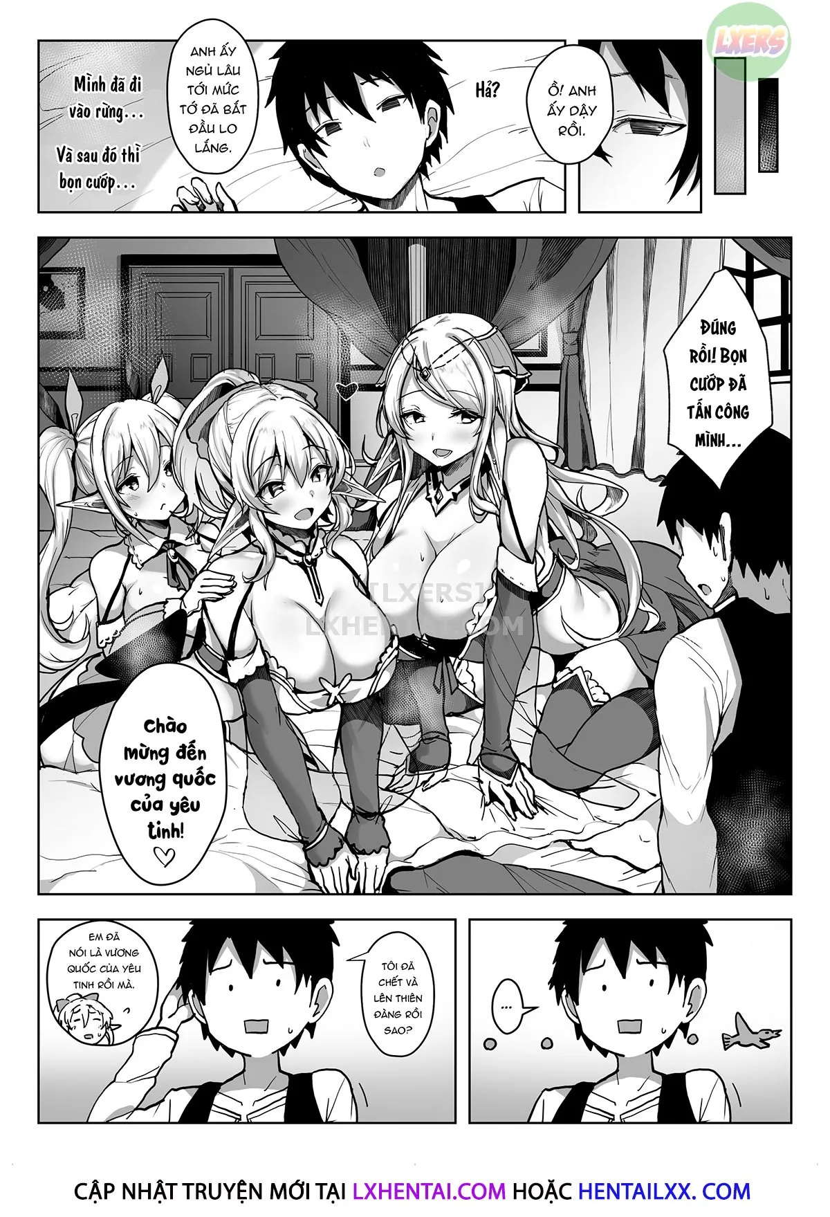 HentaiVN.net - Ảnh 8 - Elf Harem - Oneshot