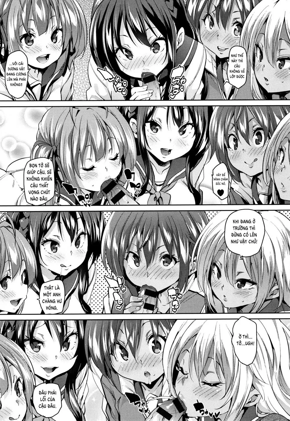HentaiVN.net - Ảnh 9 - Cùng nhau làm những việc đồi trụy nào! [Shita no okuchi de Chu Chu Shiyo; Let's Kiss With The Lower ♥ Mouth] - Chap 1