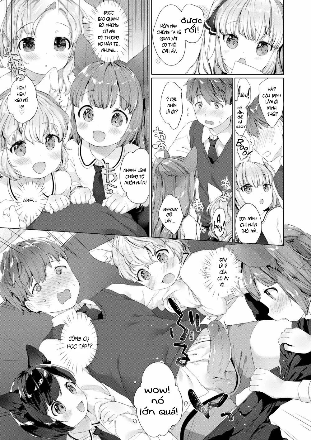 HentaiVN.net - Ảnh 10 - Lil’ Devil Academy Sex Ed Life (Trọn Bộ) - Chap 1