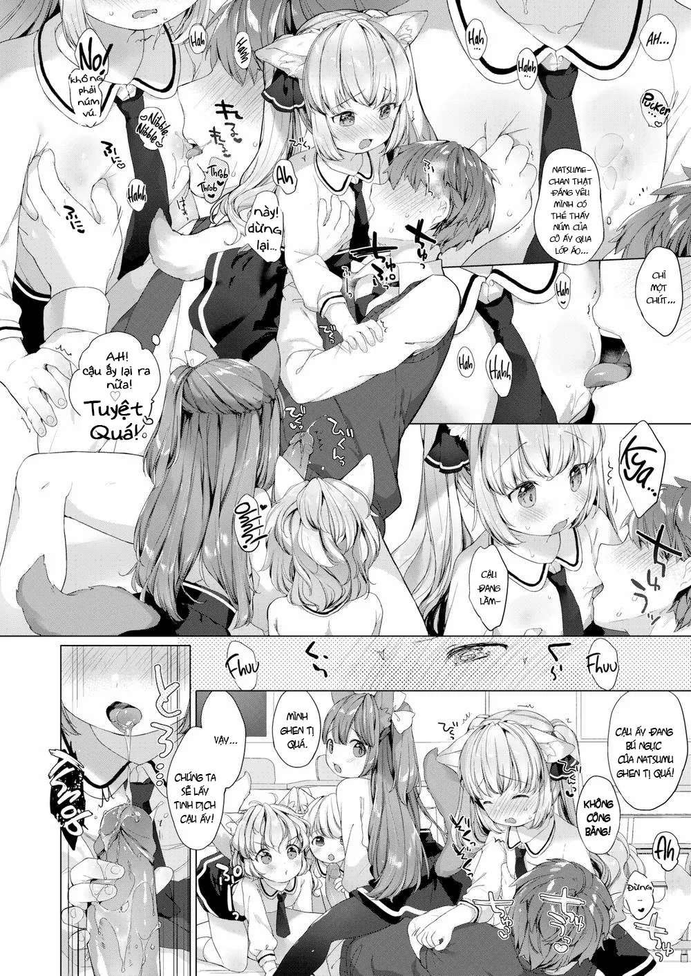HentaiVN.net - Ảnh 13 - Lil’ Devil Academy Sex Ed Life (Trọn Bộ) - Chap 1