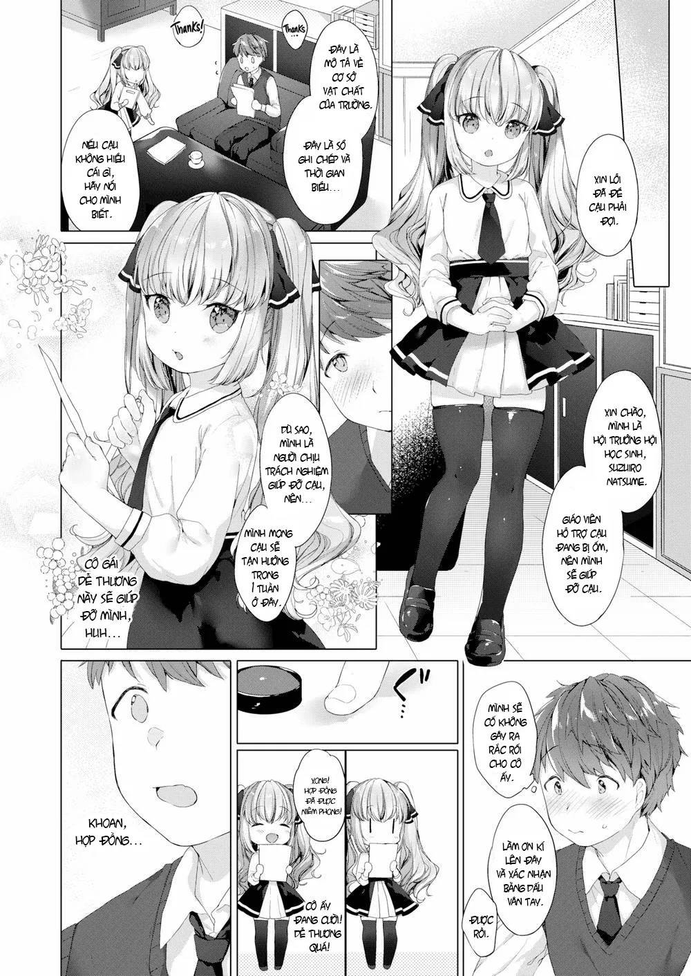 HentaiVN.net - Ảnh 7 - Lil’ Devil Academy Sex Ed Life (Trọn Bộ) - Chap 1