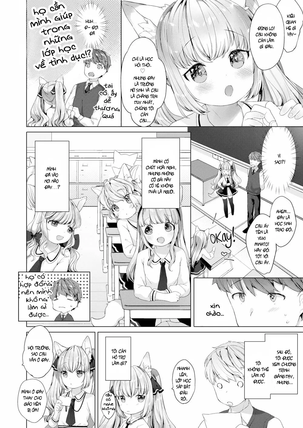 HentaiVN.net - Ảnh 9 - Lil’ Devil Academy Sex Ed Life (Trọn Bộ) - Chap 1