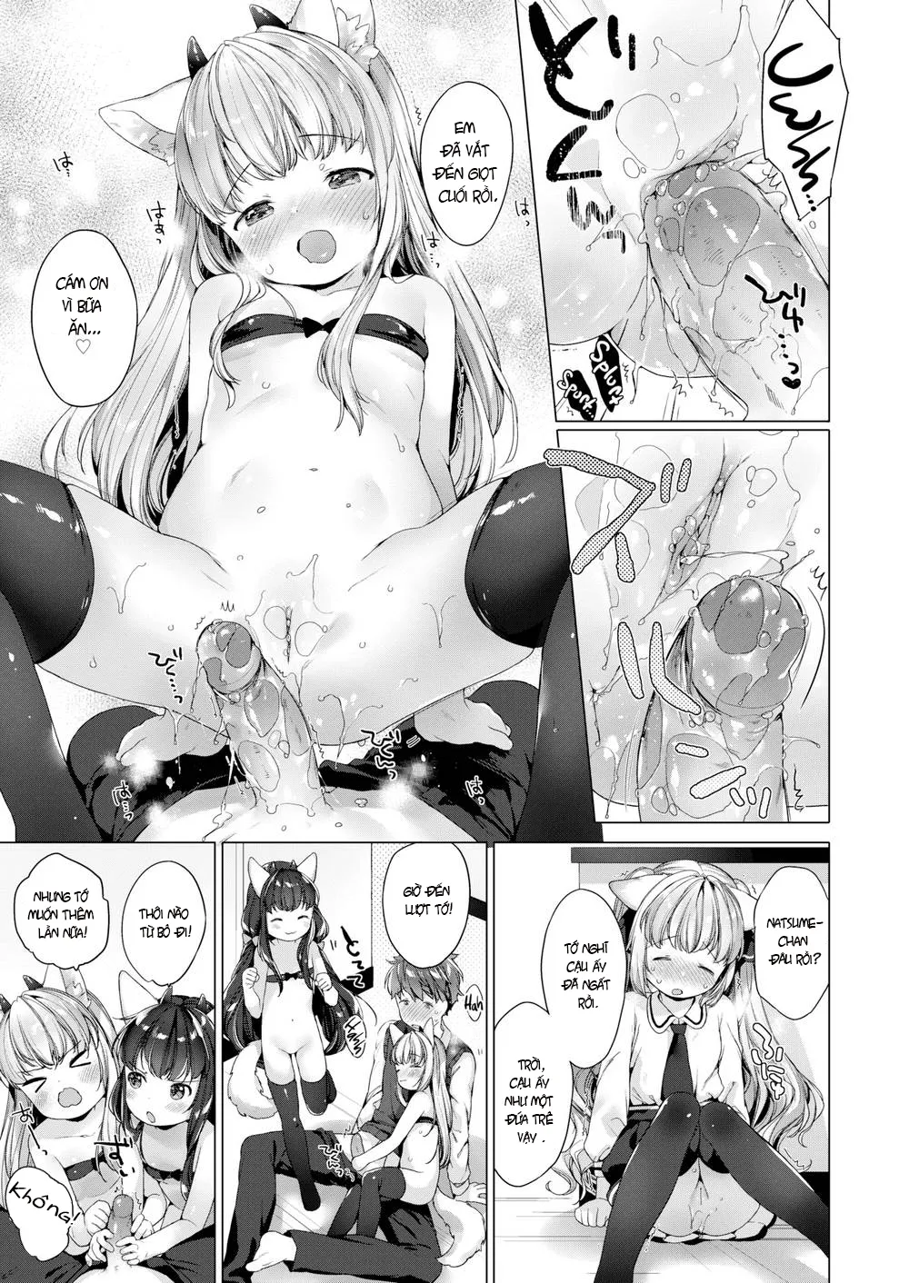 HentaiVN.net - Ảnh 14 - Lil’ Devil Academy Sex Ed Life (Trọn Bộ) - Chap 2