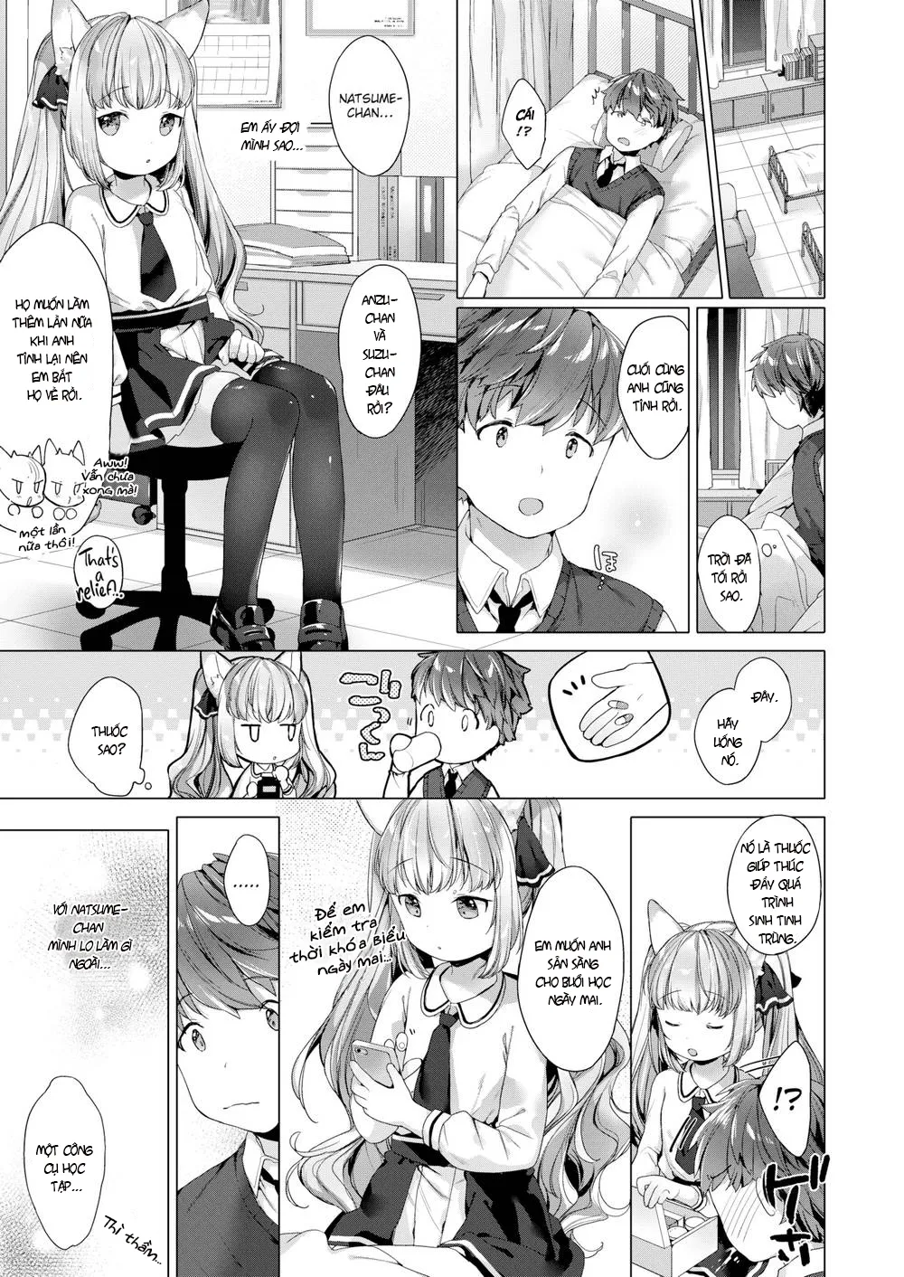 HentaiVN.net - Ảnh 22 - Lil’ Devil Academy Sex Ed Life (Trọn Bộ) - Chap 2