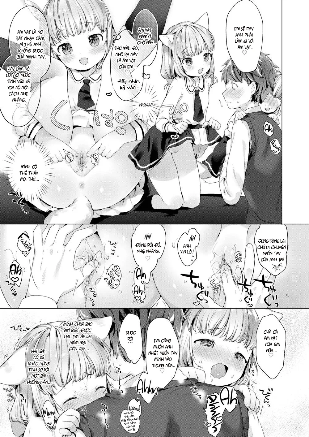 HentaiVN.net - Ảnh 6 - Lil’ Devil Academy Sex Ed Life (Trọn Bộ) - Chap 2