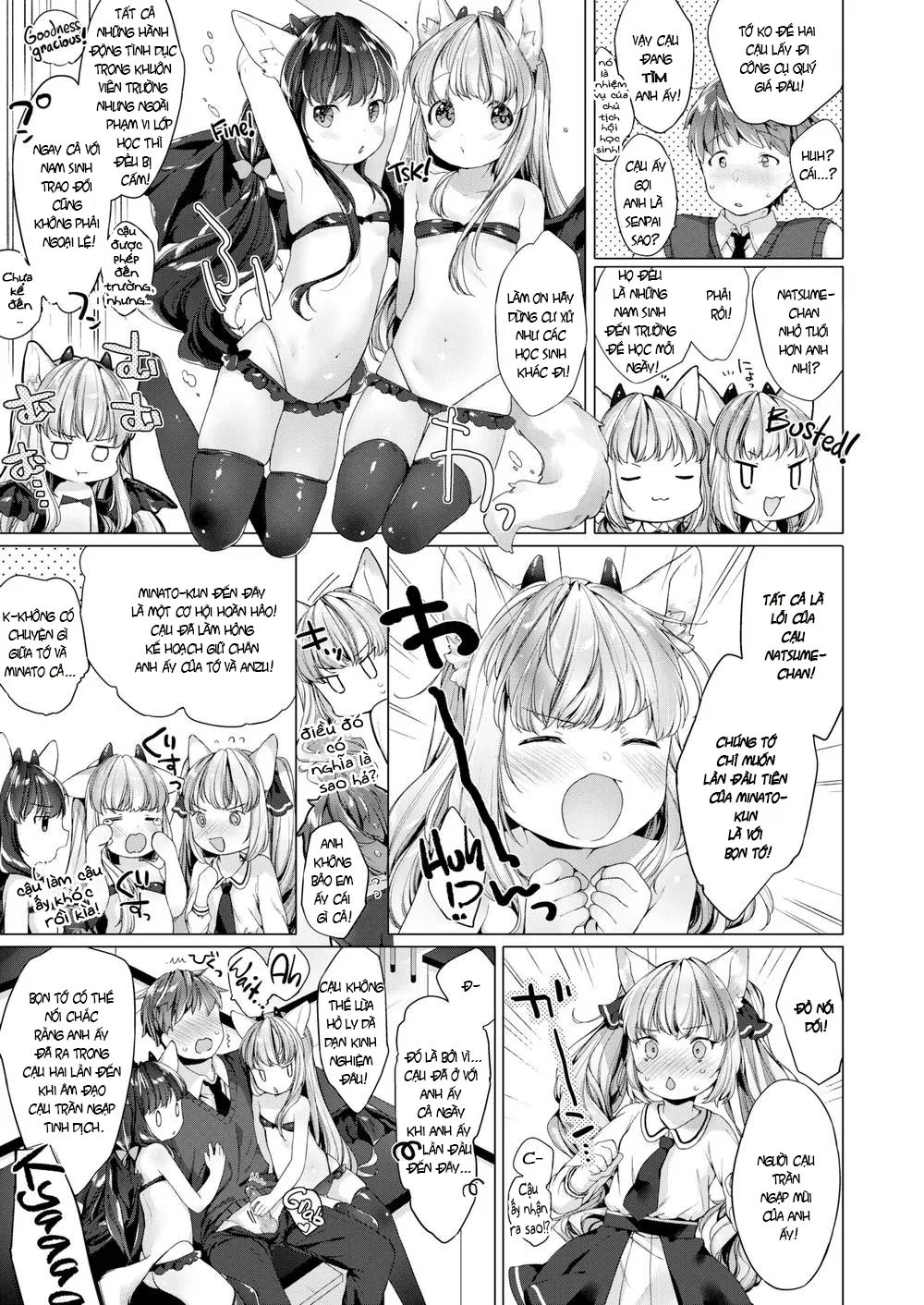 HentaiVN.net - Ảnh 8 - Lil’ Devil Academy Sex Ed Life (Trọn Bộ) - Chap 2