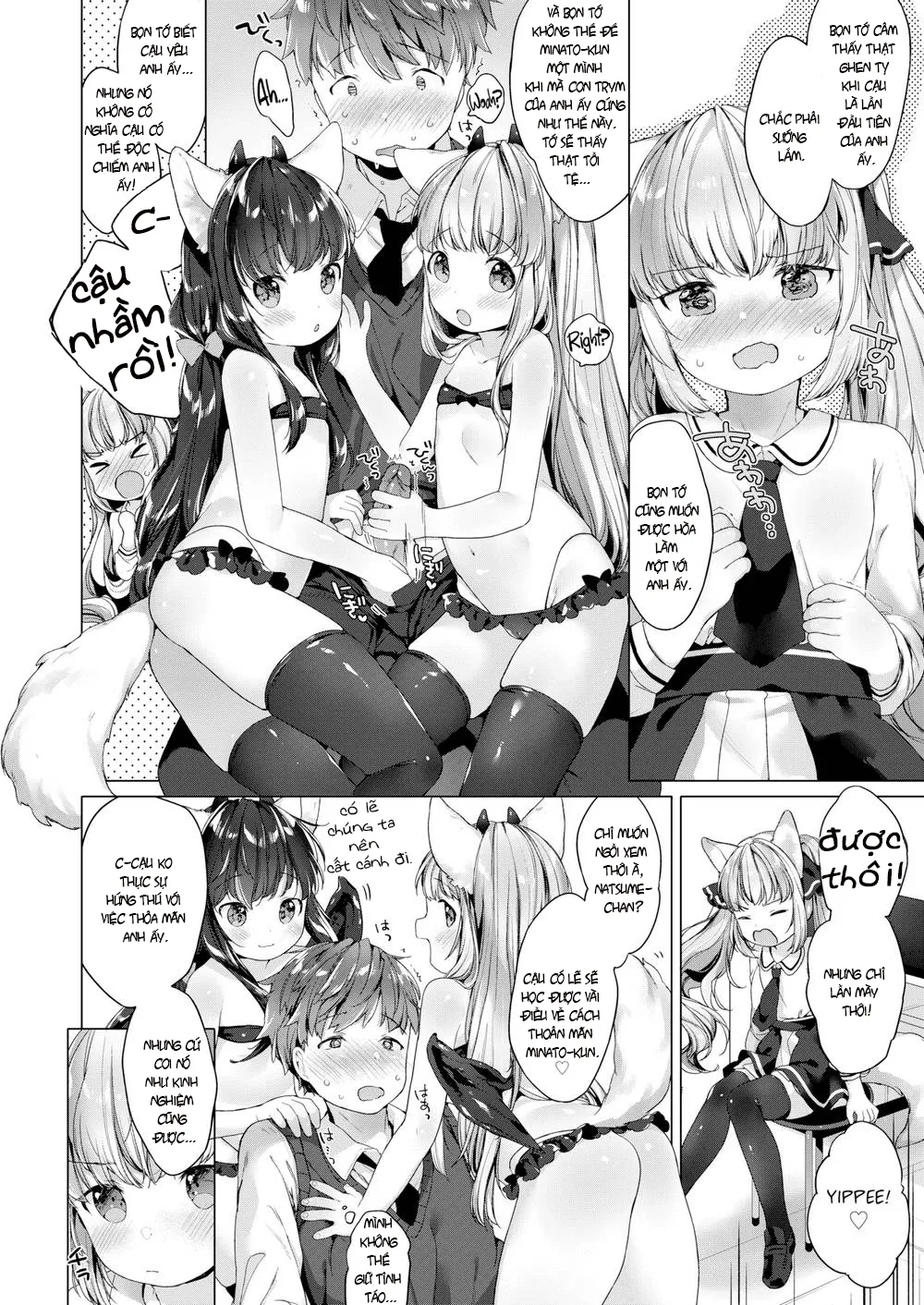 HentaiVN.net - Ảnh 9 - Lil’ Devil Academy Sex Ed Life (Trọn Bộ) - Chap 2