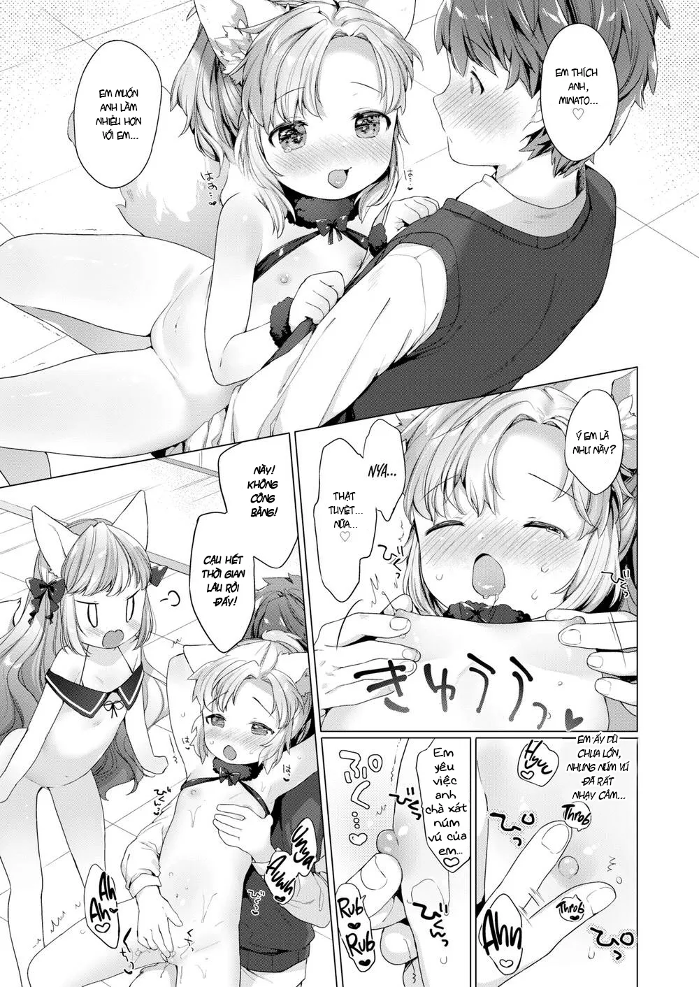HentaiVN.net - Ảnh 14 - Lil’ Devil Academy Sex Ed Life (Trọn Bộ) - Chap 3