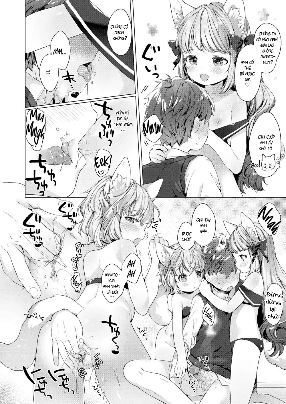 HentaiVN.net - Ảnh 15 - Lil’ Devil Academy Sex Ed Life (Trọn Bộ) - Chap 3