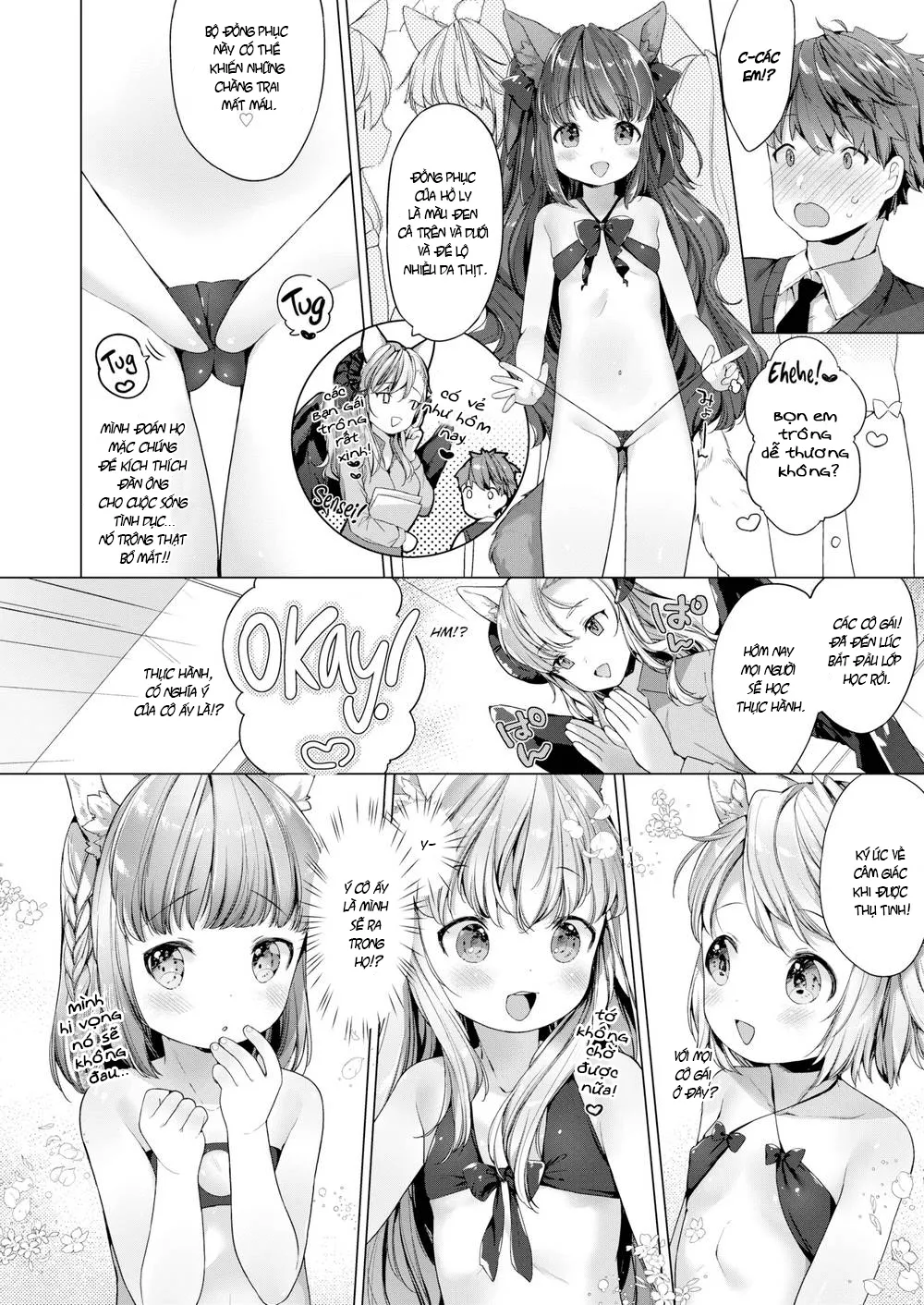 HentaiVN.net - Ảnh 5 - Lil’ Devil Academy Sex Ed Life (Trọn Bộ) - Chap 3